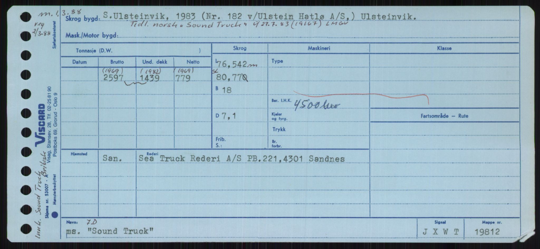 Sjøfartsdirektoratet med forløpere, Skipsmålingen, RA/S-1627/H/Ha/L0005/0002: Fartøy, S-Sven / Fartøy, Skjo-Sven, p. 297