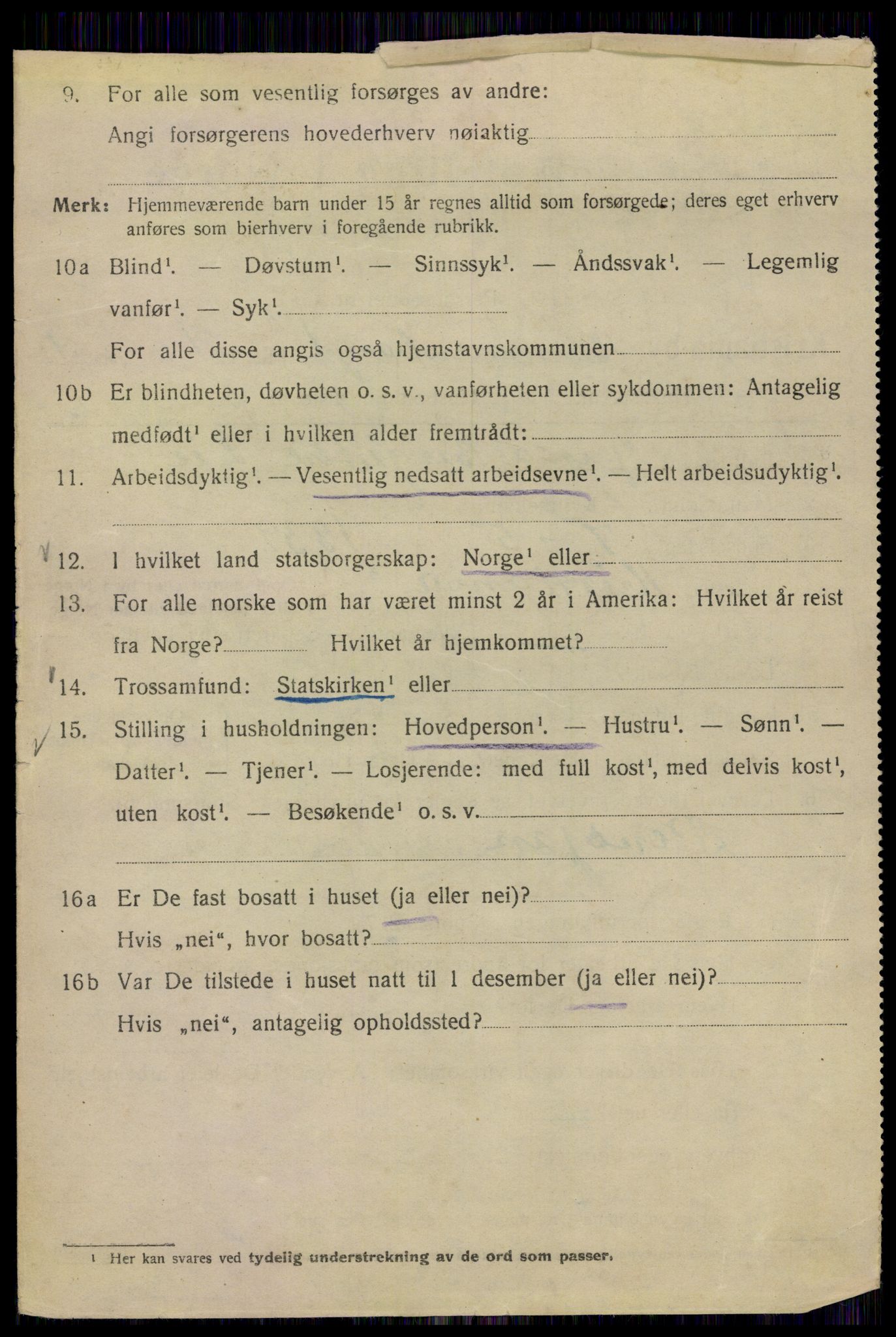 SAO, 1920 census for Kristiania, 1920, p. 268516