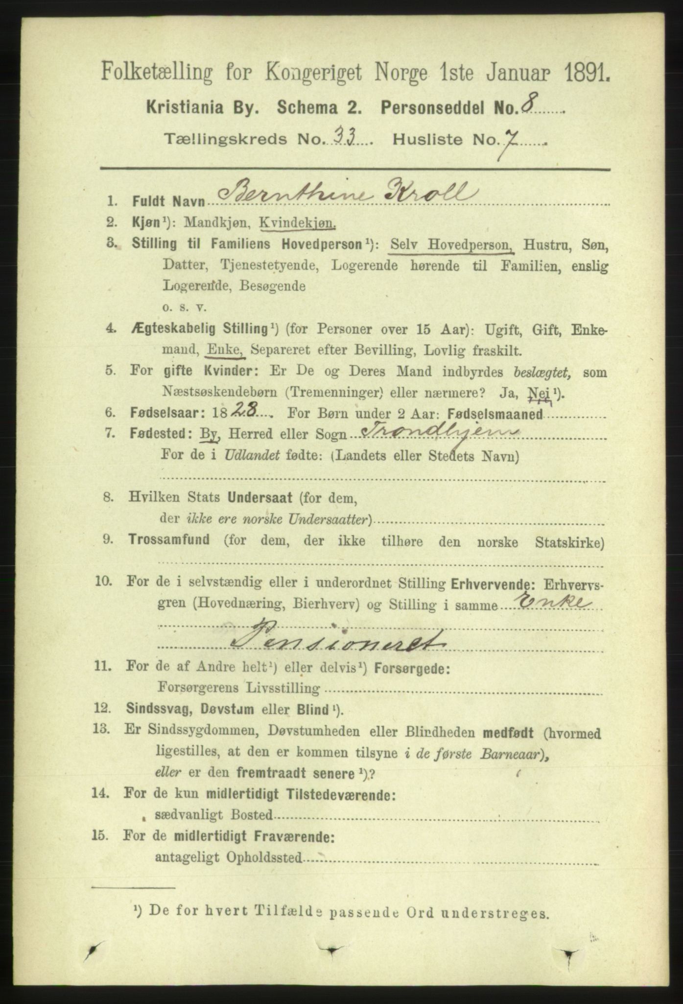 RA, 1891 census for 0301 Kristiania, 1891, p. 17775