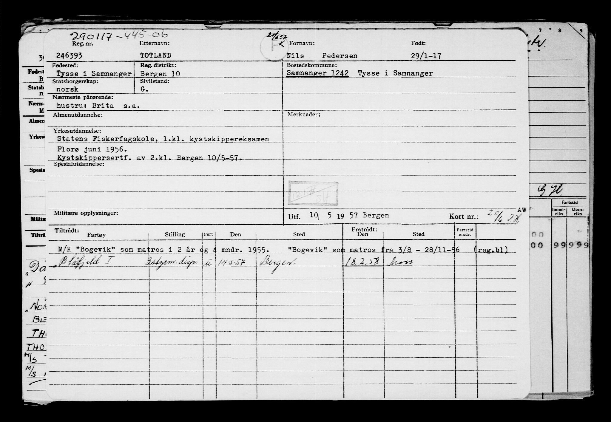 Direktoratet for sjømenn, AV/RA-S-3545/G/Gb/L0145: Hovedkort, 1917, p. 546