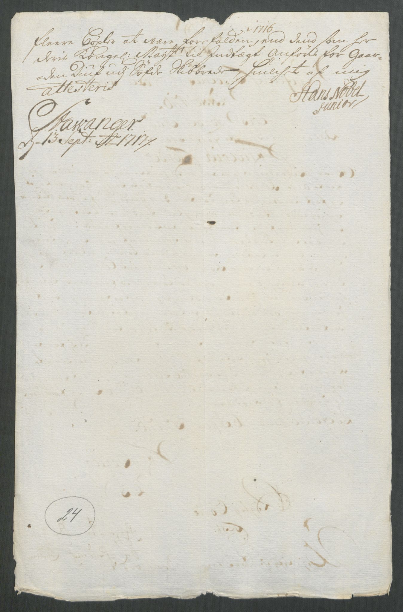 Rentekammeret inntil 1814, Reviderte regnskaper, Fogderegnskap, AV/RA-EA-4092/R47/L2869: Fogderegnskap Ryfylke, 1716, p. 213