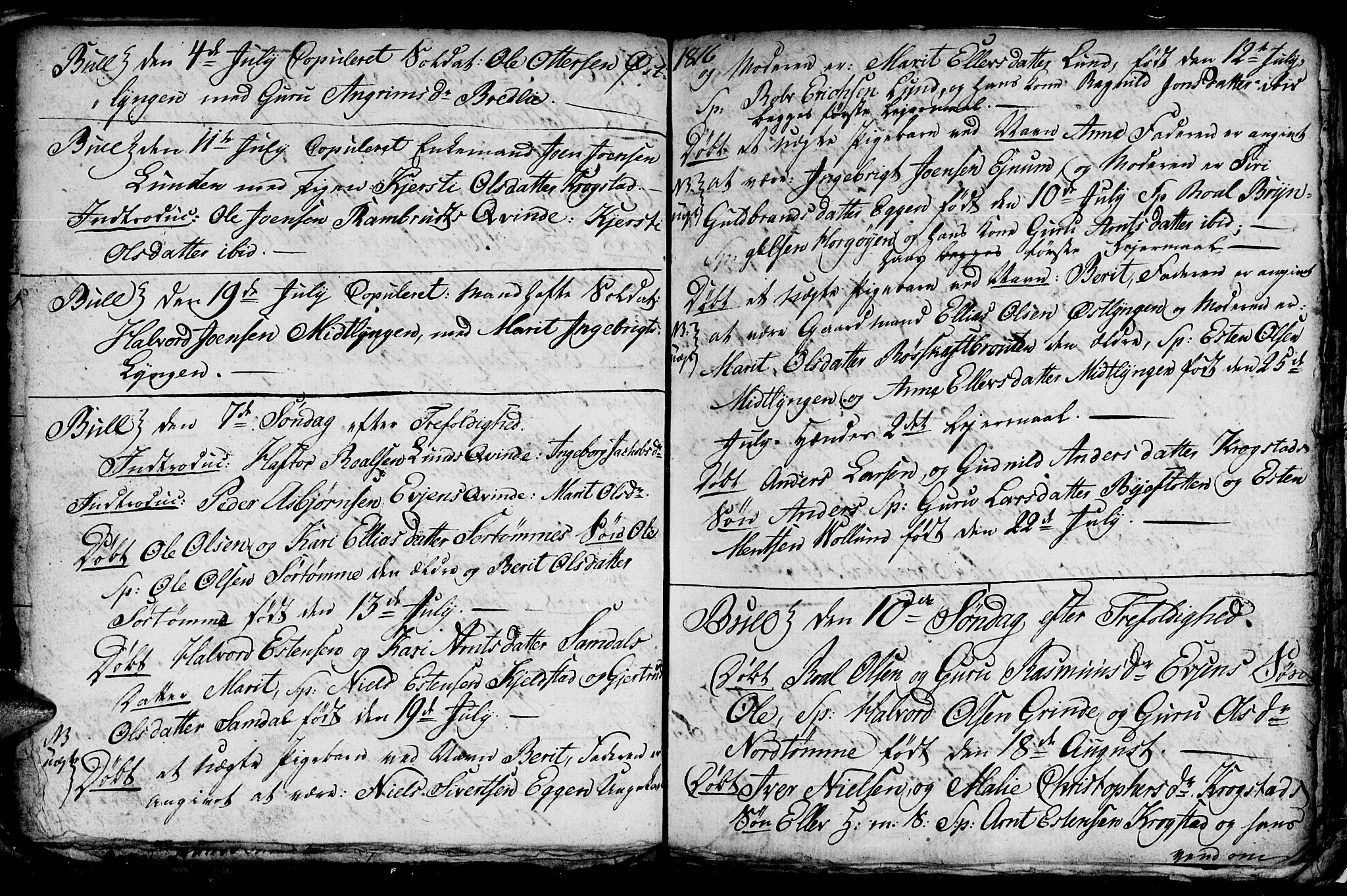 Ministerialprotokoller, klokkerbøker og fødselsregistre - Sør-Trøndelag, SAT/A-1456/692/L1107: Parish register (copy) no. 692C02, 1809-1824