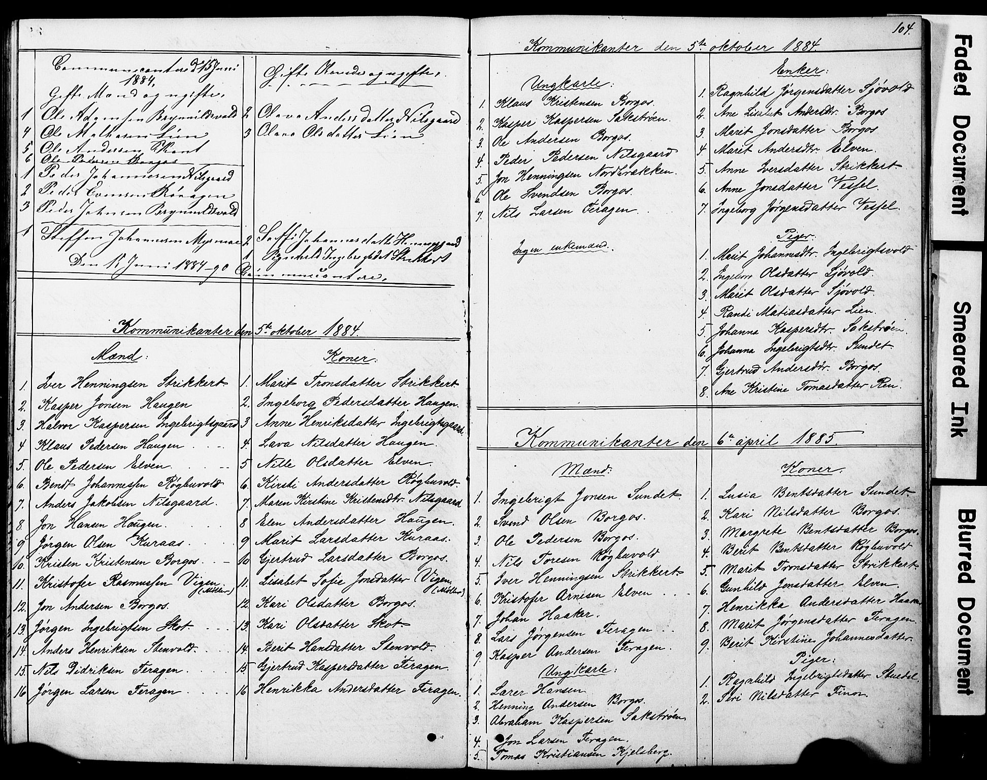 Ministerialprotokoller, klokkerbøker og fødselsregistre - Sør-Trøndelag, SAT/A-1456/683/L0949: Parish register (copy) no. 683C01, 1880-1896, p. 104