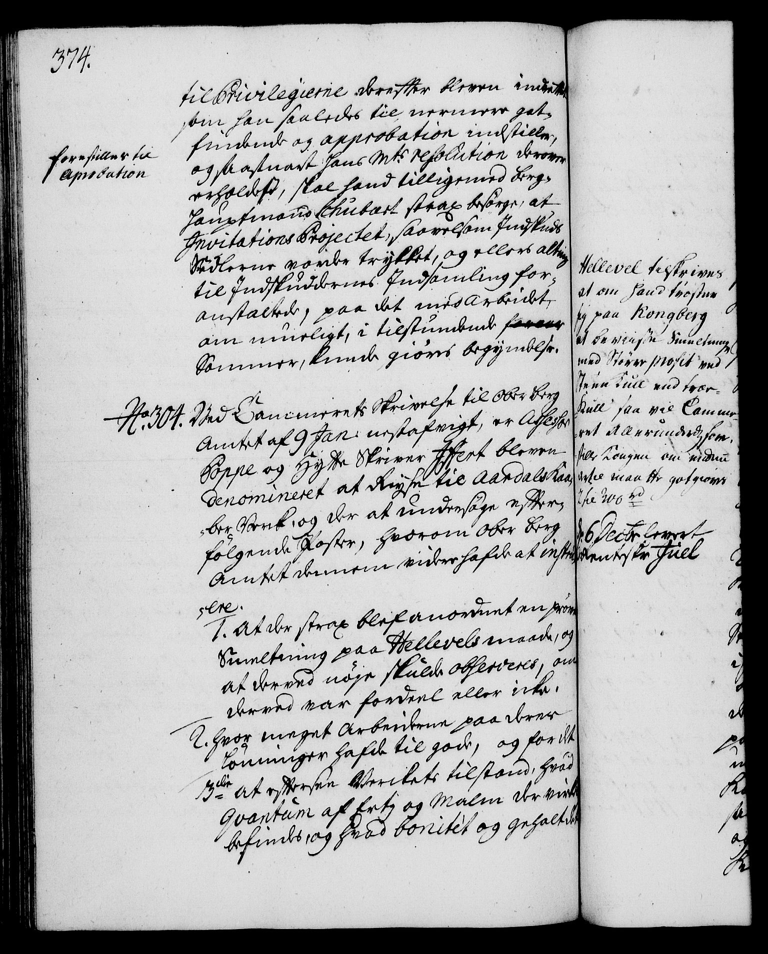 Rentekammeret, Kammerkanselliet, RA/EA-3111/G/Gh/Gha/L0016: Norsk ekstraktmemorialprotokoll (merket RK 53.61), 1734-1735, p. 374