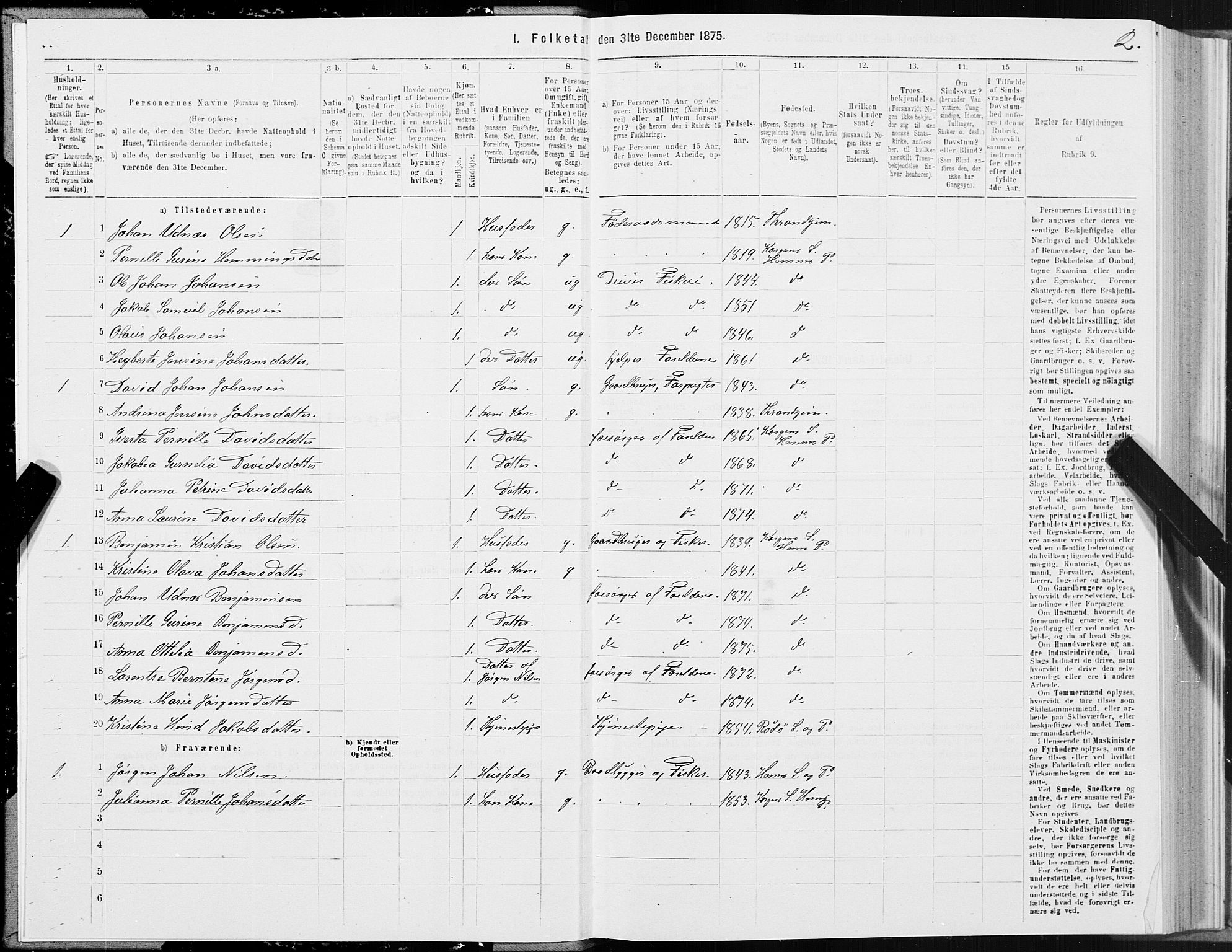 SAT, 1875 census for 1832P Hemnes, 1875, p. 4002