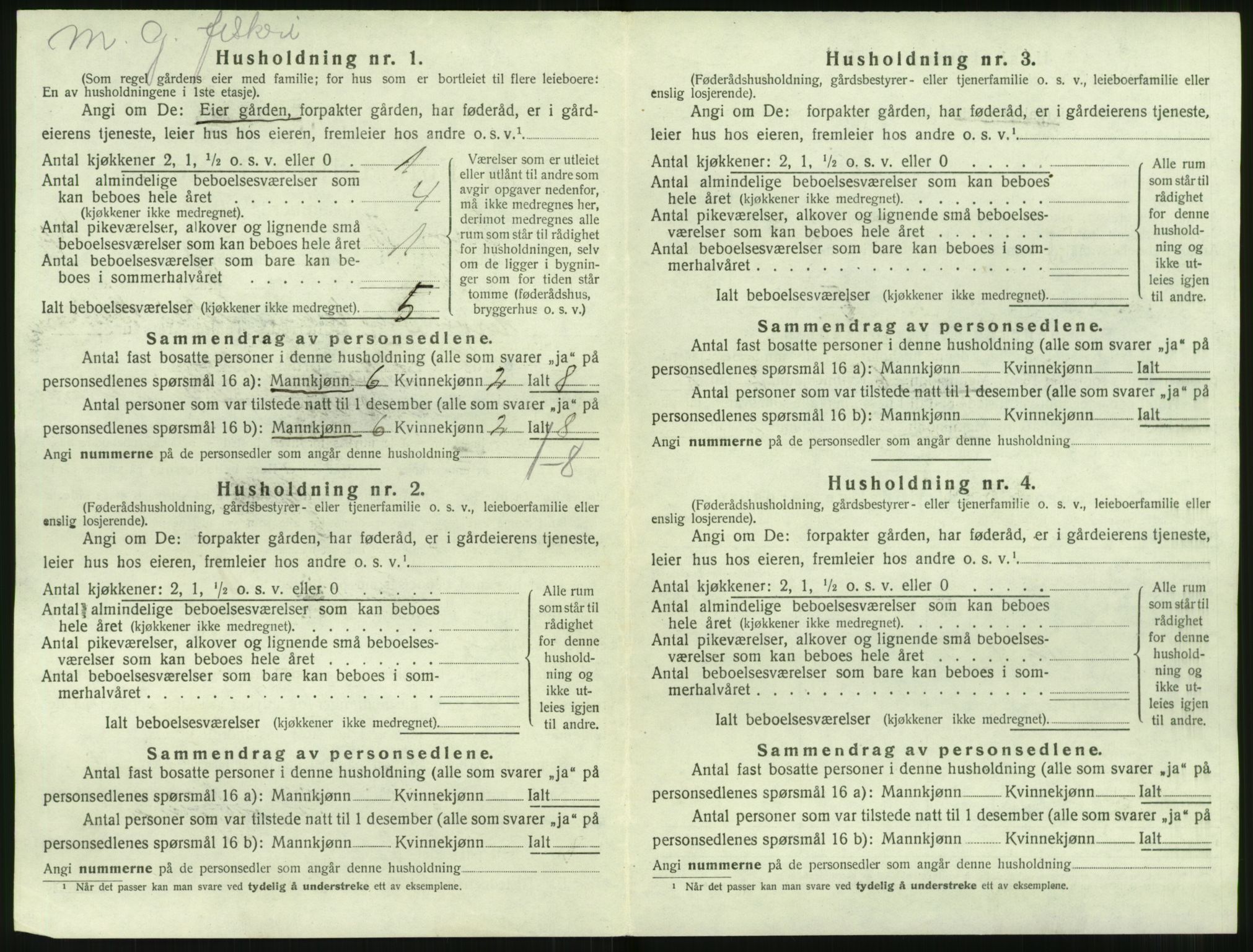 SAT, 1920 census for Herøy (MR), 1920, p. 1098