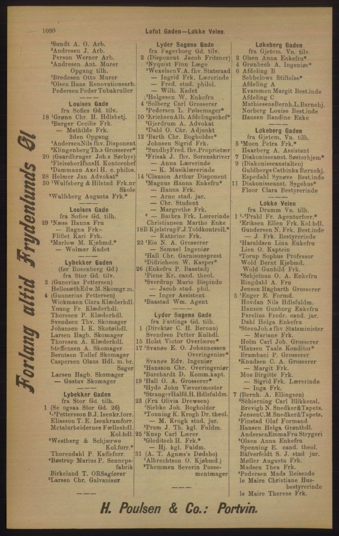 Kristiania/Oslo adressebok, PUBL/-, 1905, p. 1080