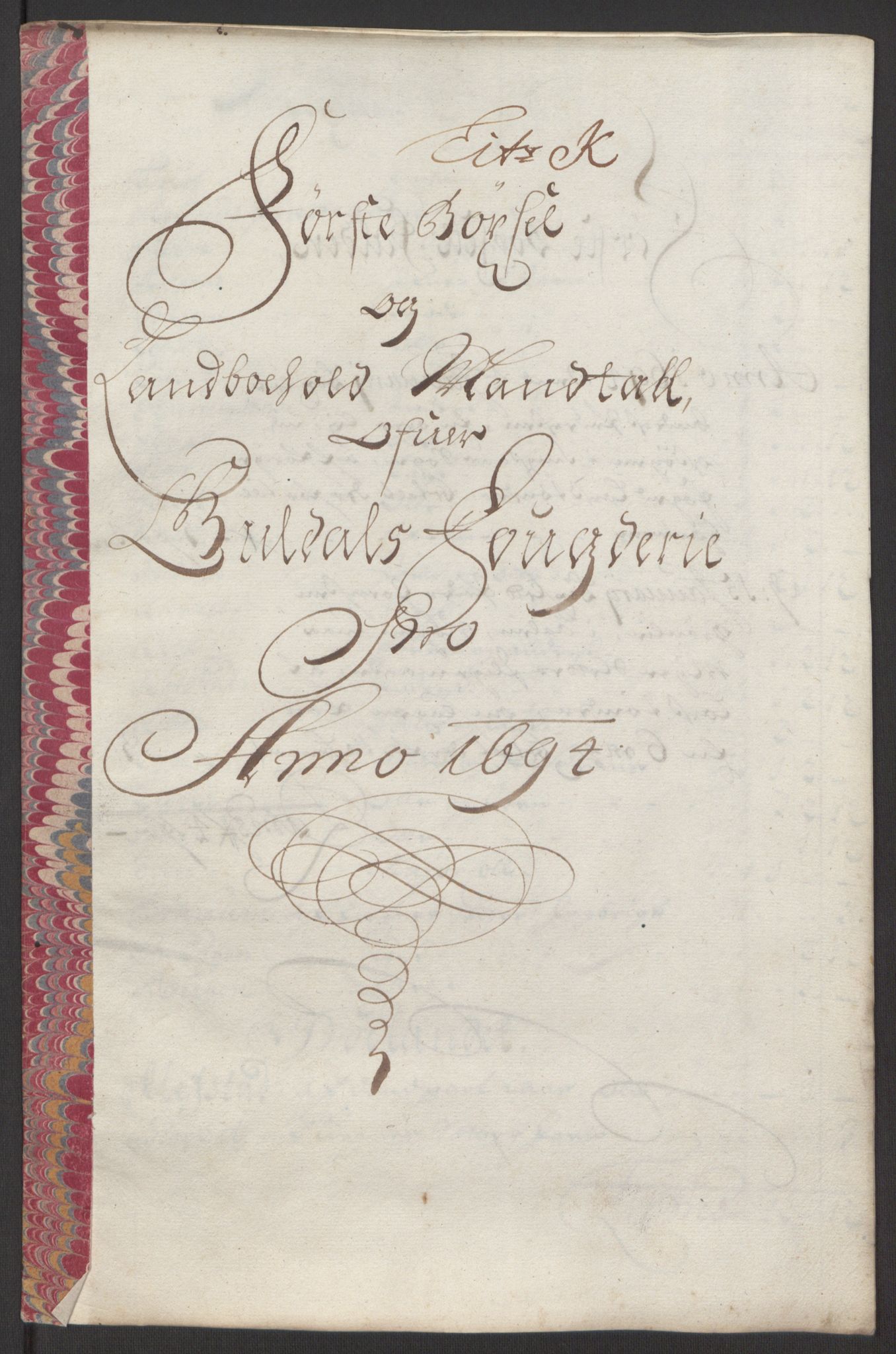 Rentekammeret inntil 1814, Reviderte regnskaper, Fogderegnskap, RA/EA-4092/R60/L3944: Fogderegnskap Orkdal og Gauldal, 1694, p. 386