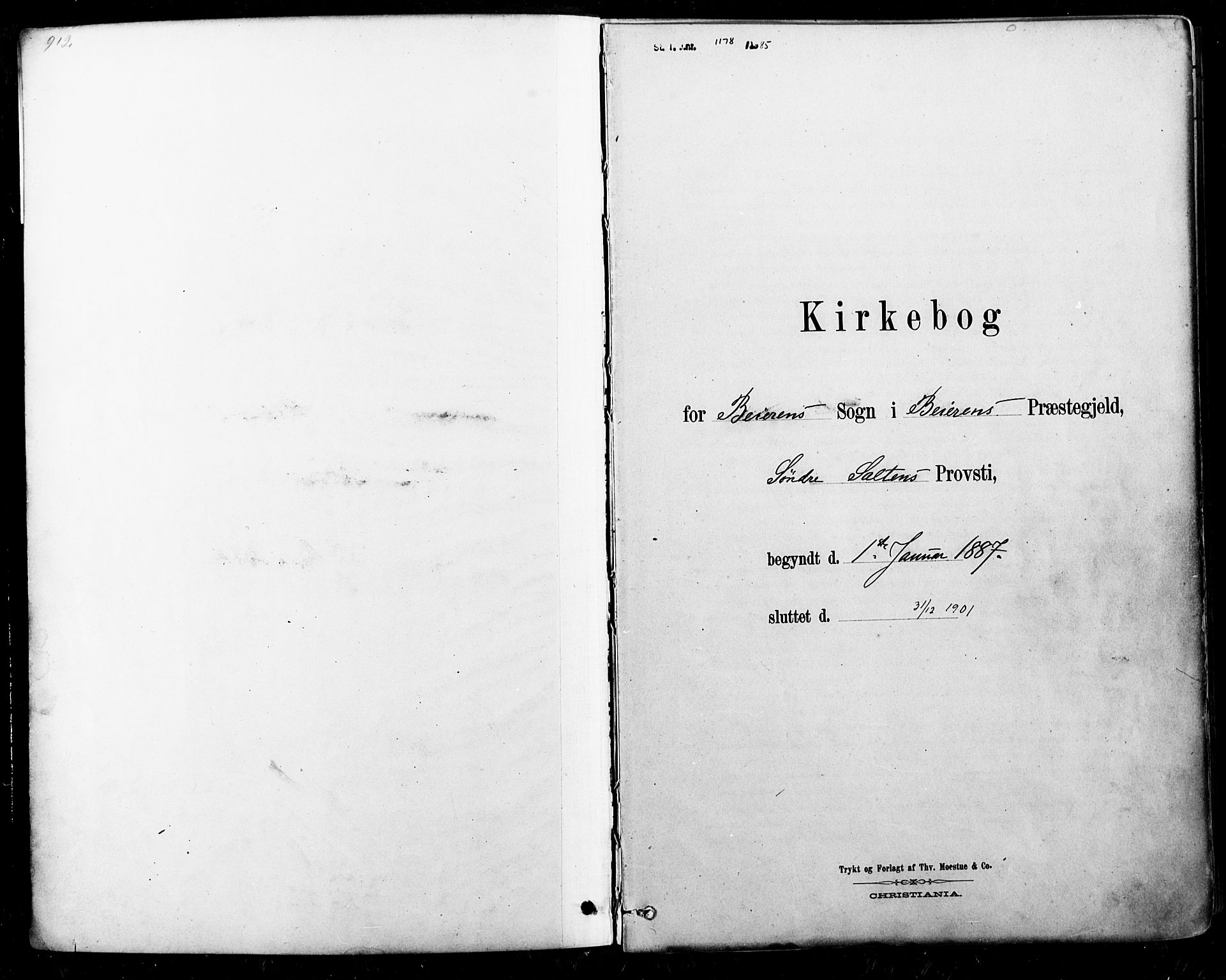 Ministerialprotokoller, klokkerbøker og fødselsregistre - Nordland, SAT/A-1459/846/L0646: Parish register (official) no. 846A04, 1887-1901