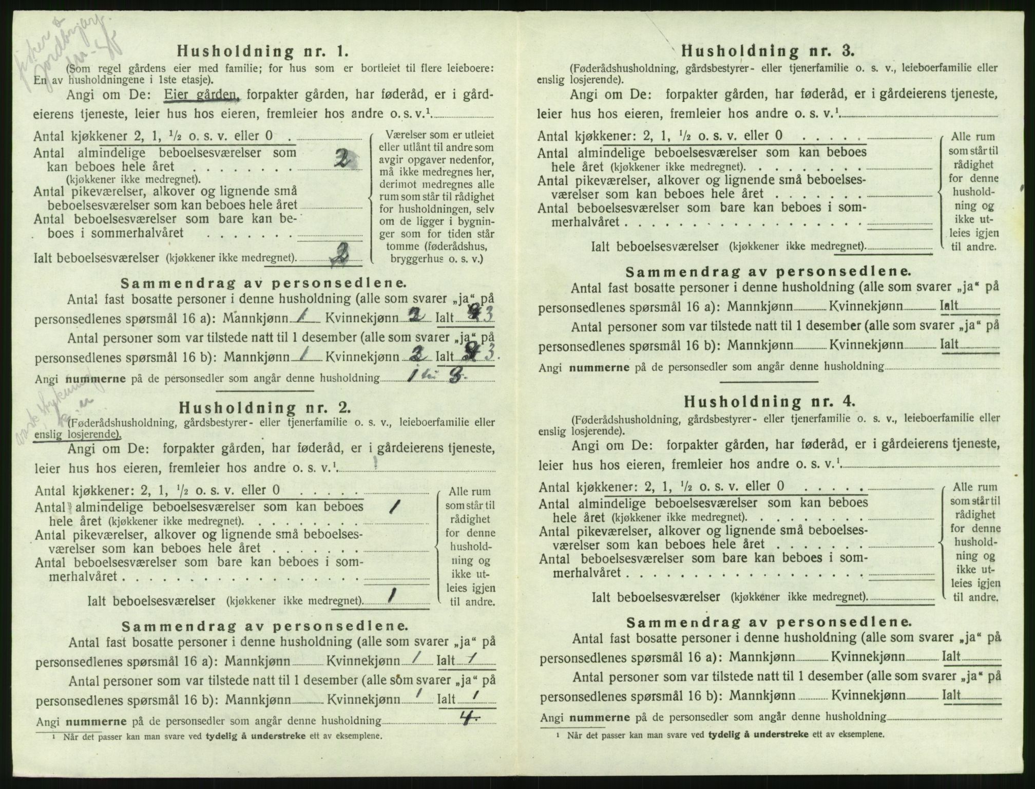 SAT, 1920 census for Halsa, 1920, p. 367