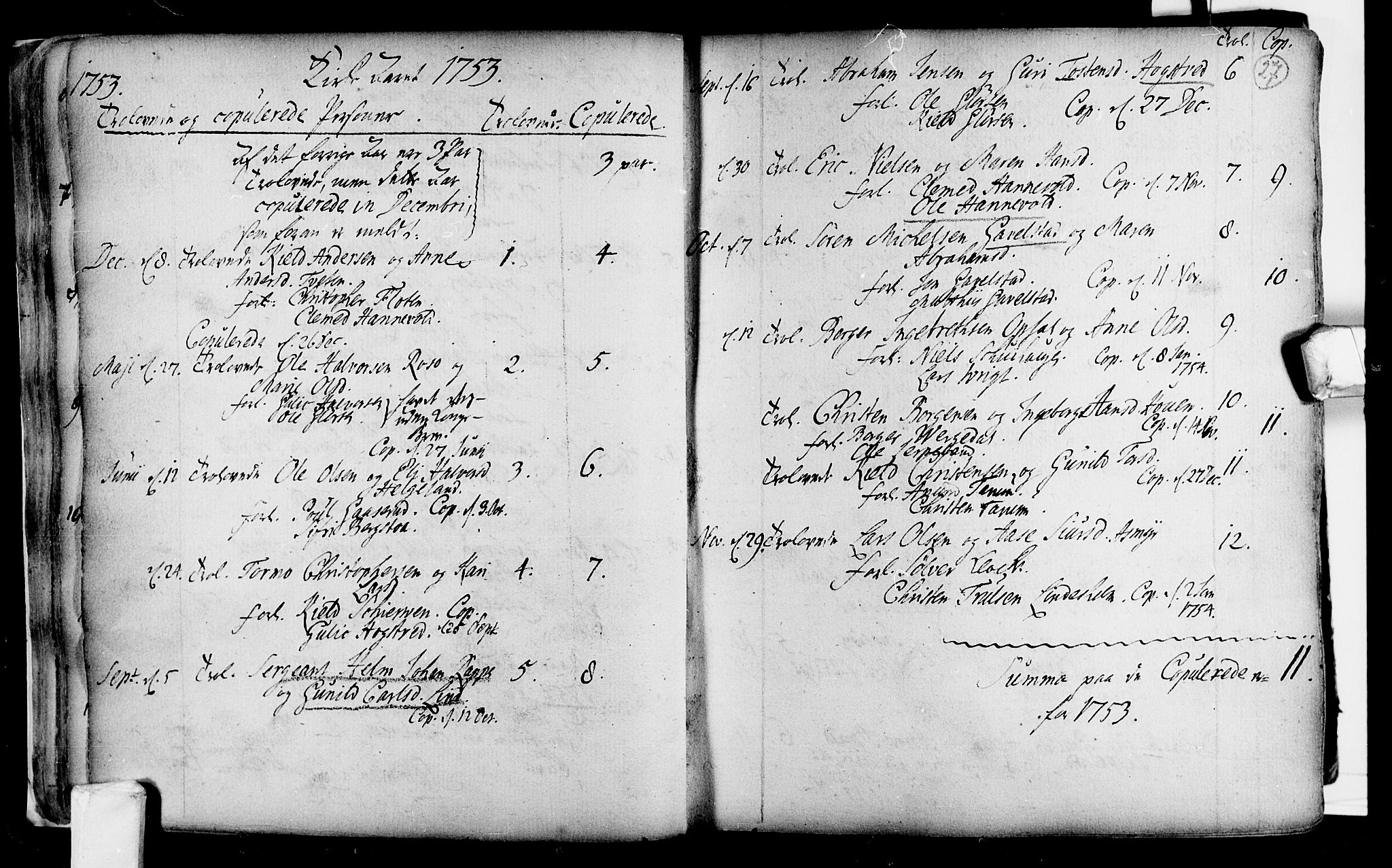 Lardal kirkebøker, SAKO/A-350/F/Fa/L0004: Parish register (official) no. i 4, 1733-1815, p. 27