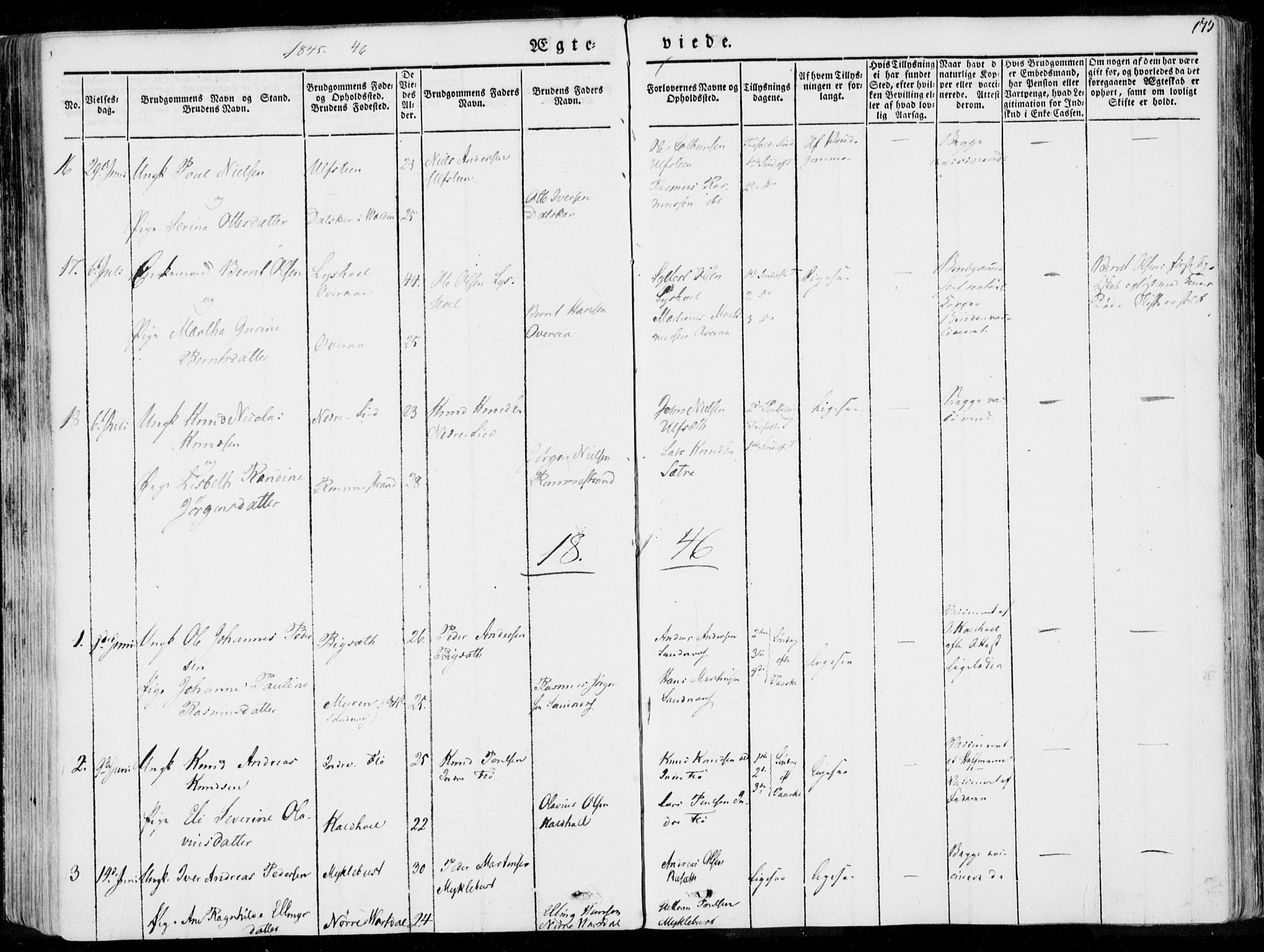 Ministerialprotokoller, klokkerbøker og fødselsregistre - Møre og Romsdal, AV/SAT-A-1454/509/L0104: Parish register (official) no. 509A02, 1833-1847, p. 175