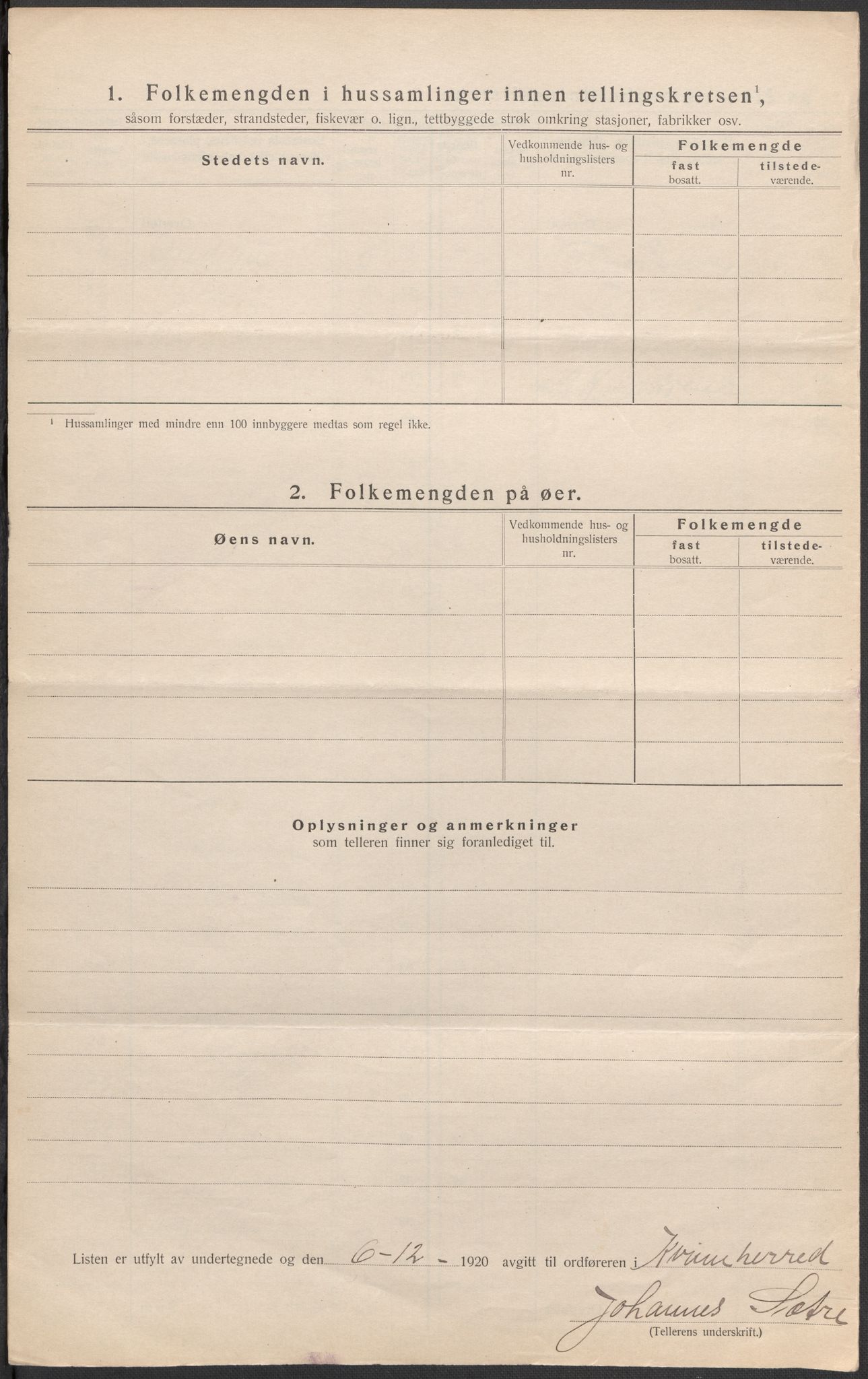 SAB, 1920 census for Kvinnherad, 1920, p. 39