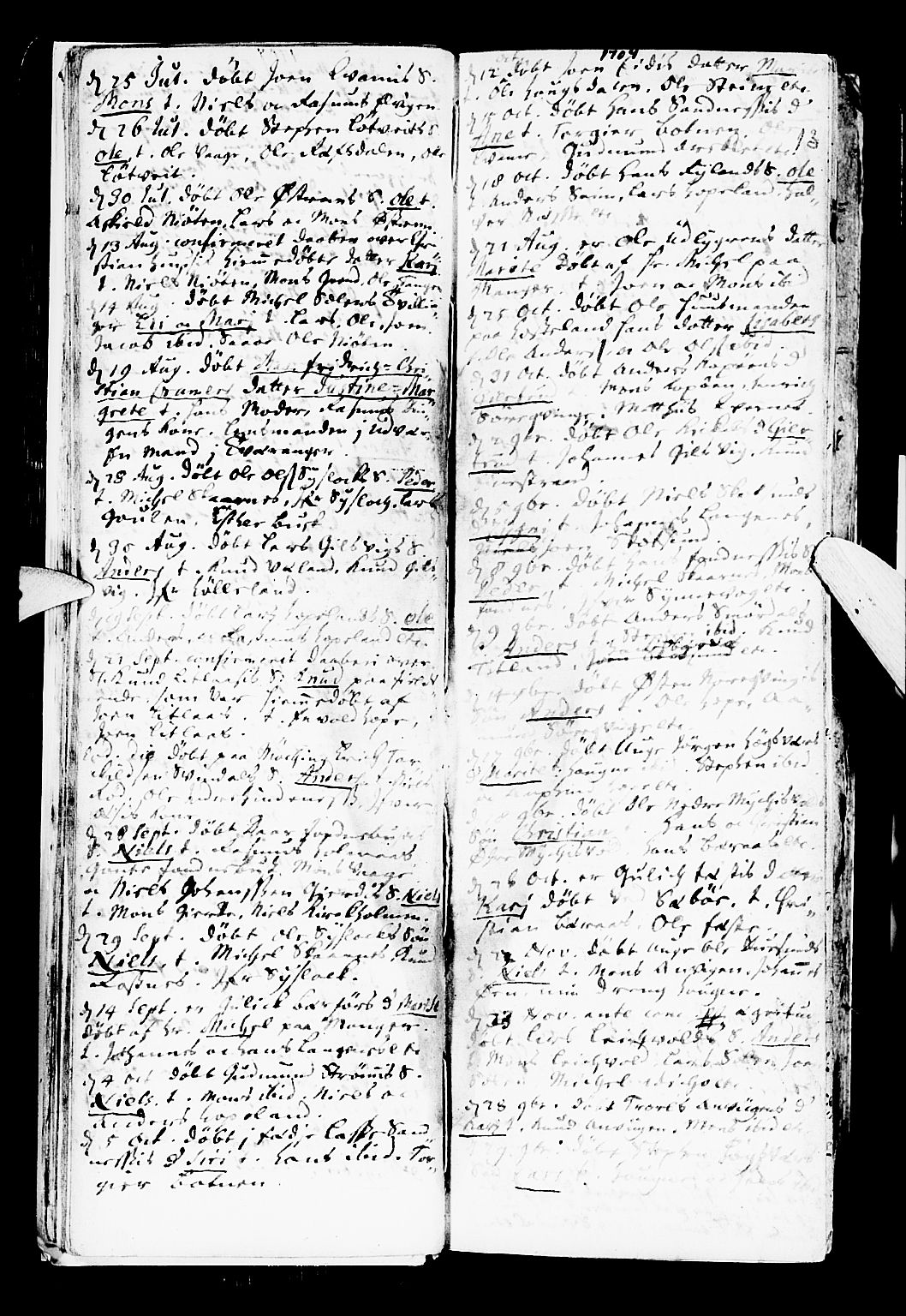 Lindås Sokneprestembete, SAB/A-76701/H/Haa: Parish register (official) no. A 1, 1699-1746, p. 13
