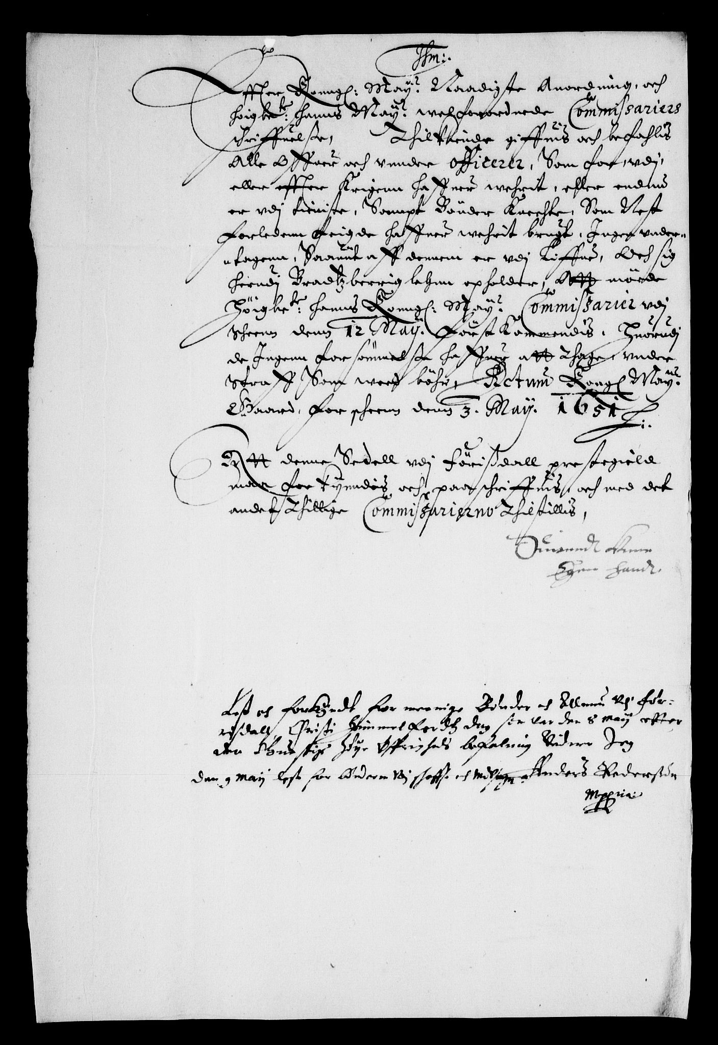 Danske Kanselli, Skapsaker, RA/EA-4061/F/L0008: Skap 8, pakke 150A, litra X-GG, 1647-1651, p. 153