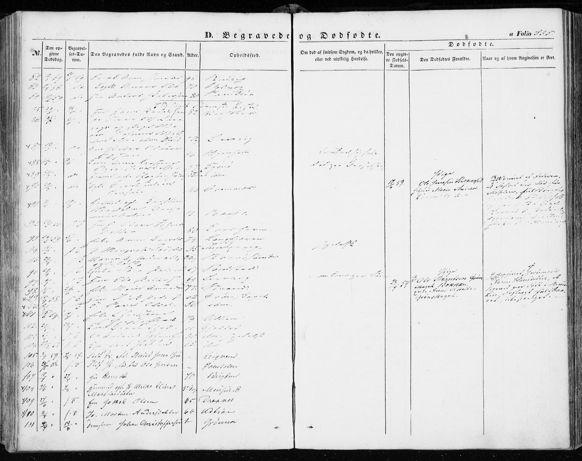 Ministerialprotokoller, klokkerbøker og fødselsregistre - Sør-Trøndelag, AV/SAT-A-1456/634/L0530: Parish register (official) no. 634A06, 1852-1860, p. 335