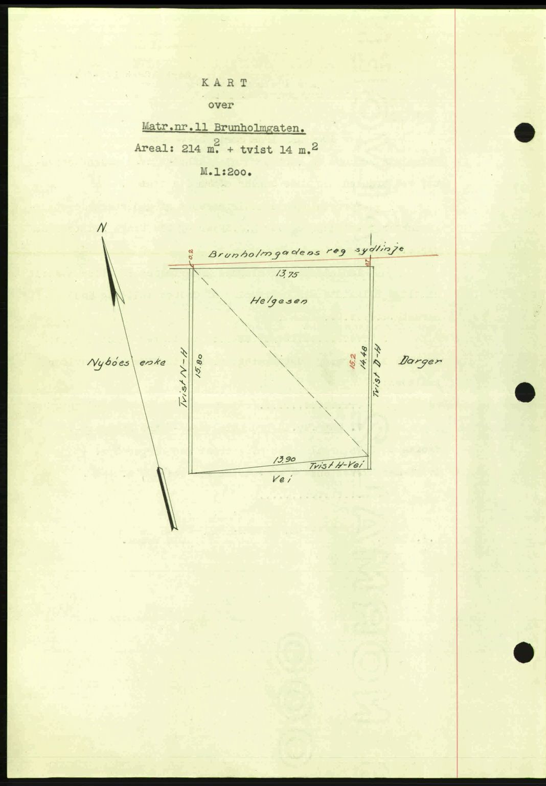 Ålesund byfogd, AV/SAT-A-4384: Mortgage book no. 34 II, 1938-1940, Diary no: : 568/1940