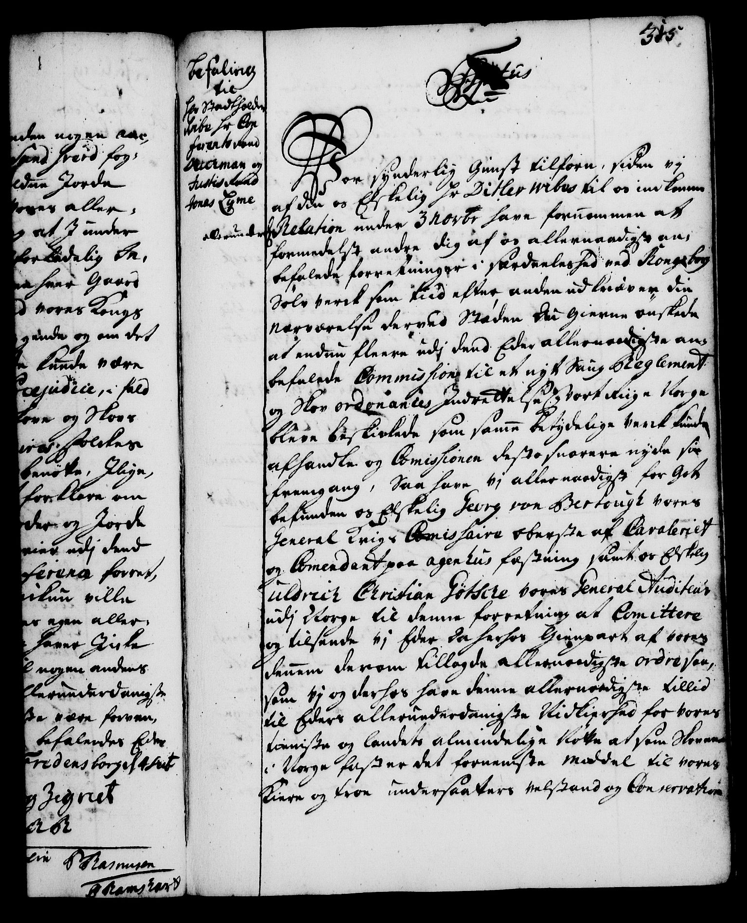 Rentekammeret, Kammerkanselliet, RA/EA-3111/G/Gg/Gga/L0002: Norsk ekspedisjonsprotokoll med register (merket RK 53.2), 1723-1727, p. 315