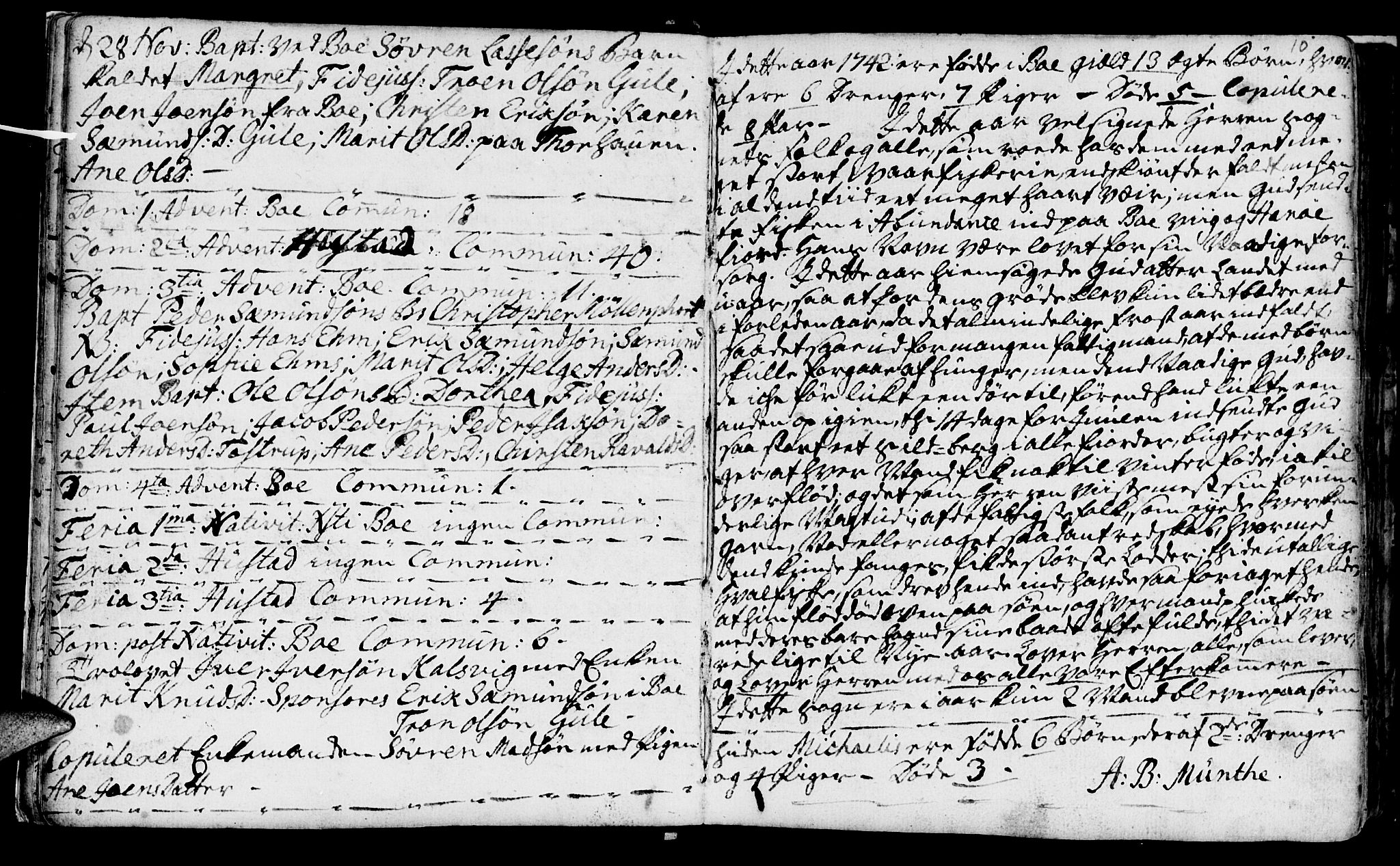 Ministerialprotokoller, klokkerbøker og fødselsregistre - Møre og Romsdal, SAT/A-1454/566/L0760: Parish register (official) no. 566A01, 1739-1766, p. 10
