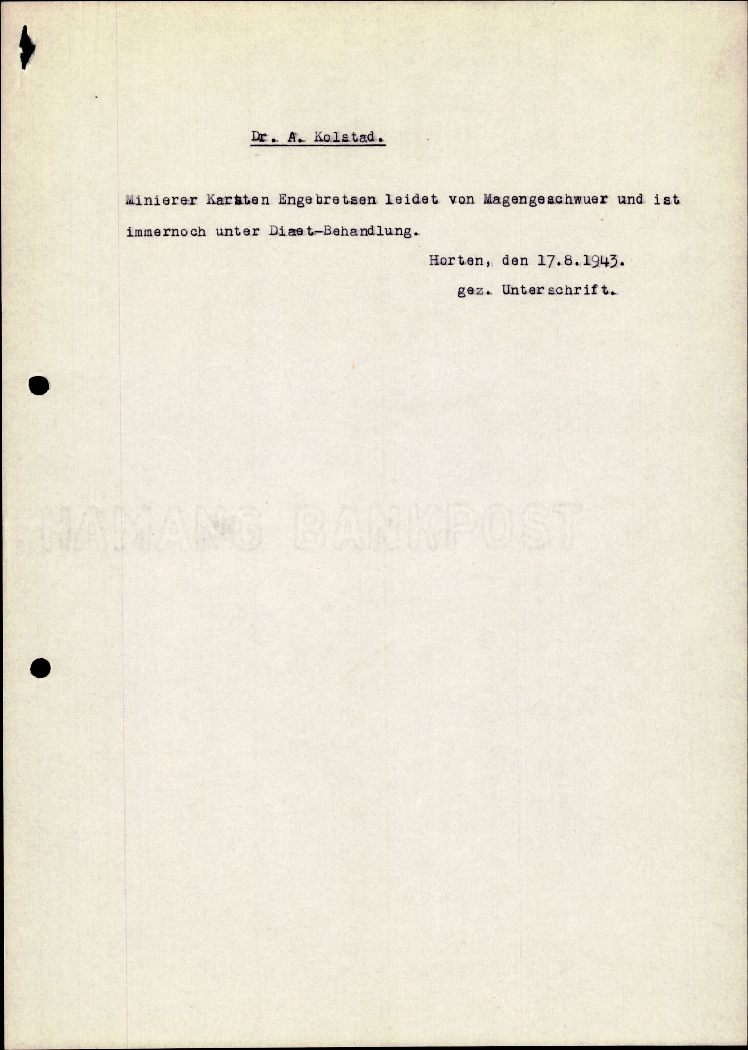 Forsvarets Overkommando. 2 kontor. Arkiv 11.4. Spredte tyske arkivsaker, AV/RA-RAFA-7031/D/Dar/Darc/L0028: Diverse tyske militære innberetninger og saksakter, 1940-1945