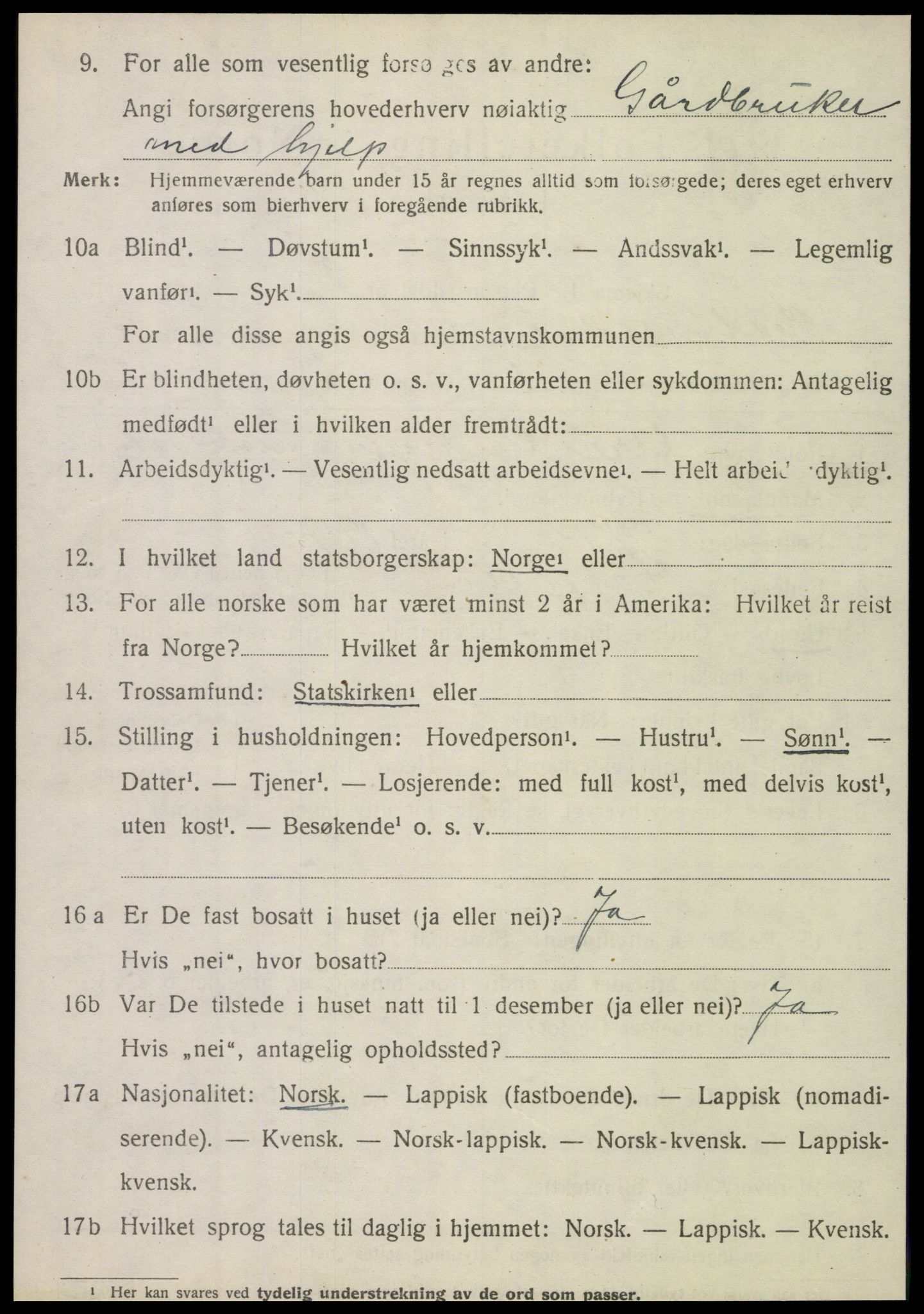 SAT, 1920 census for Hattfjelldal, 1920, p. 791