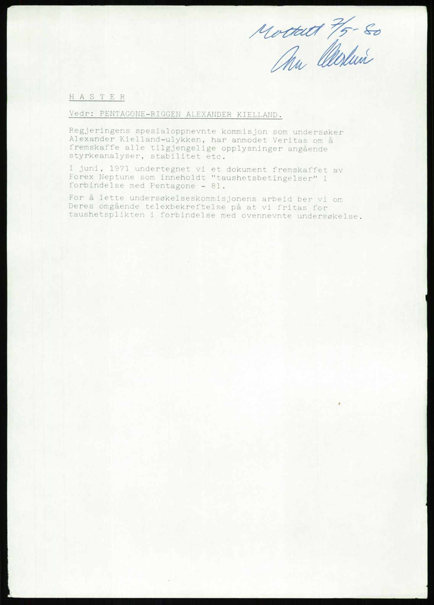 Justisdepartementet, Granskningskommisjonen ved Alexander Kielland-ulykken 27.3.1980, AV/RA-S-1165/D/L0007: B Stavanger Drilling A/S (Doku.liste + B1-B3 av av 4)/C Phillips Petroleum Company Norway (Doku.liste + C1-C12 av 12)/D Forex Neptune (Doku.liste + D1-D8 av 9), 1980-1981, p. 616