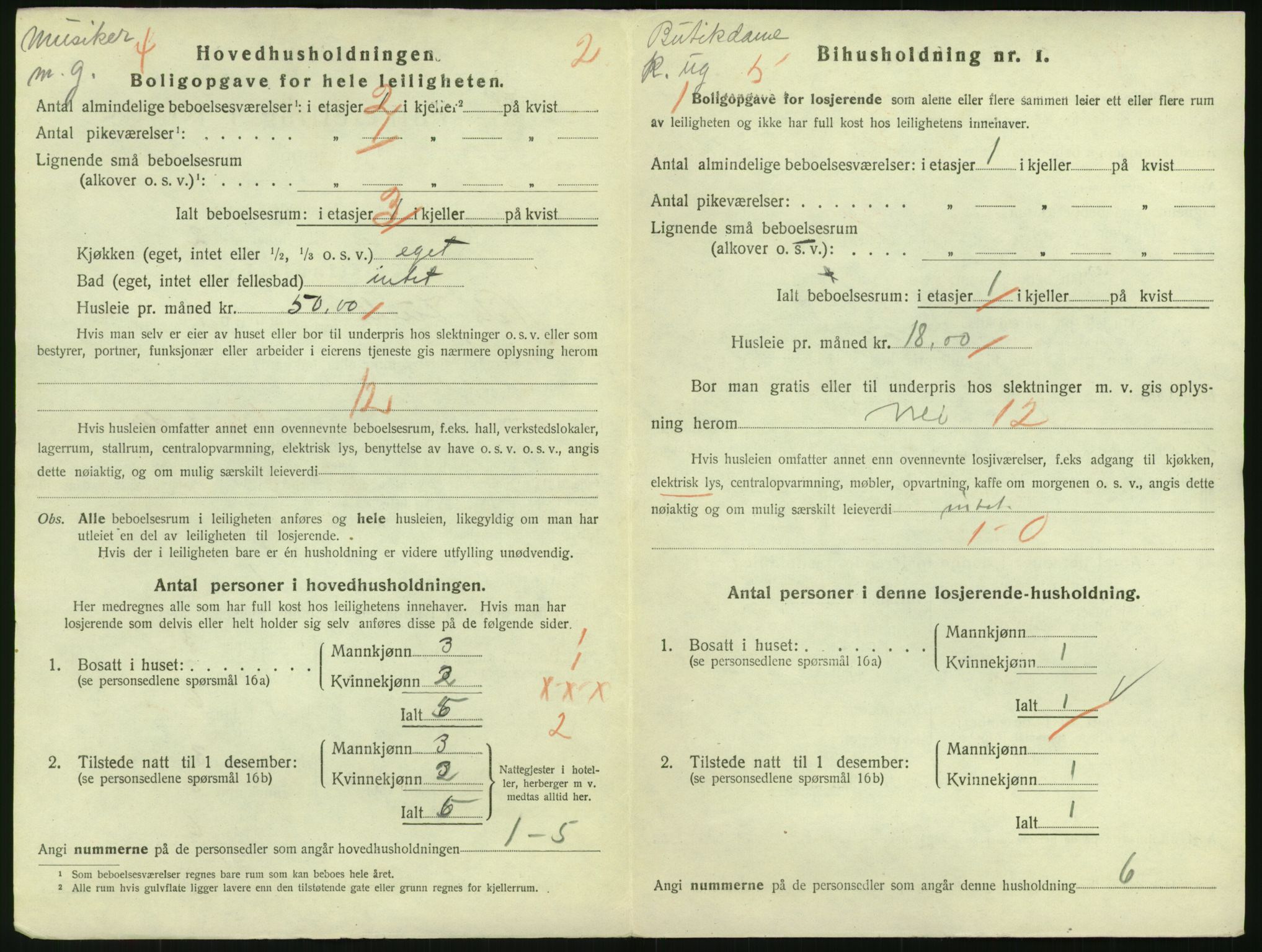 SAO, 1920 census for Kristiania, 1920, p. 71126