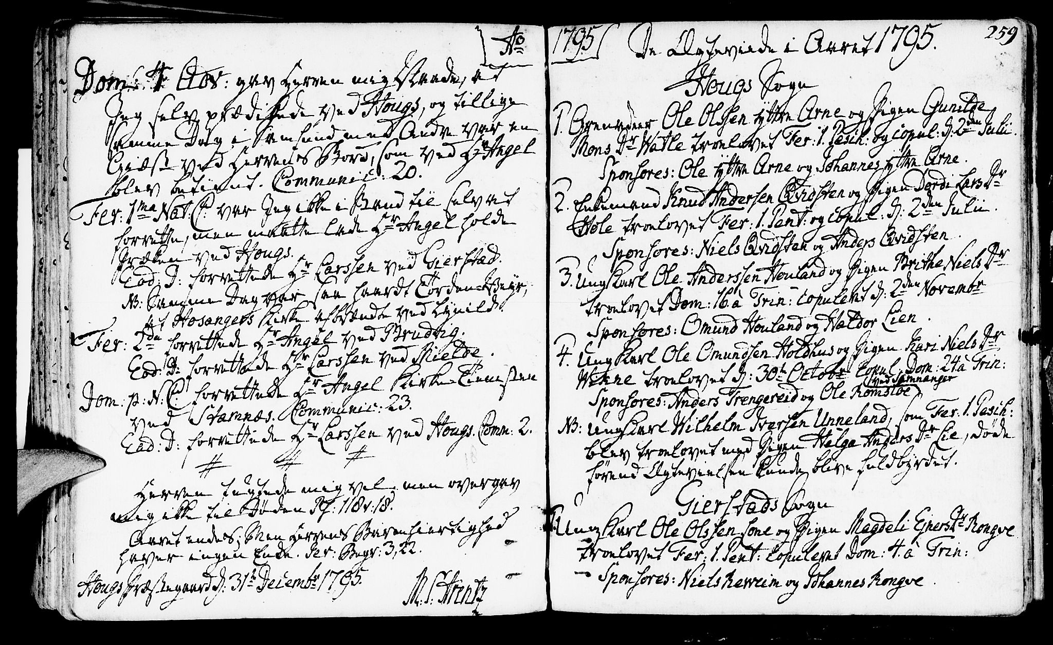 Haus sokneprestembete, SAB/A-75601/H/Haa: Parish register (official) no. A 10, 1782-1796, p. 259