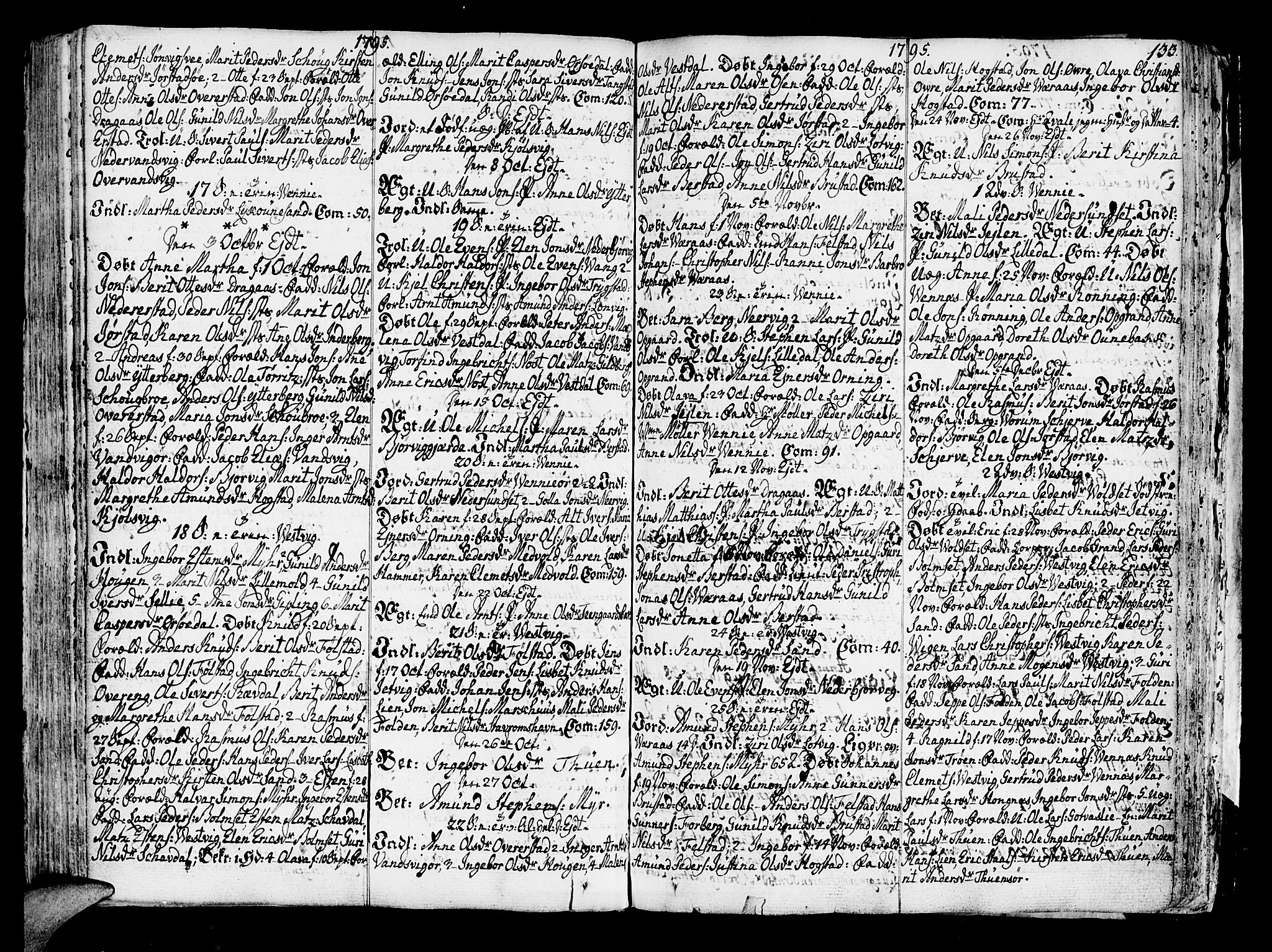 Ministerialprotokoller, klokkerbøker og fødselsregistre - Nord-Trøndelag, SAT/A-1458/722/L0216: Parish register (official) no. 722A03, 1756-1816, p. 133