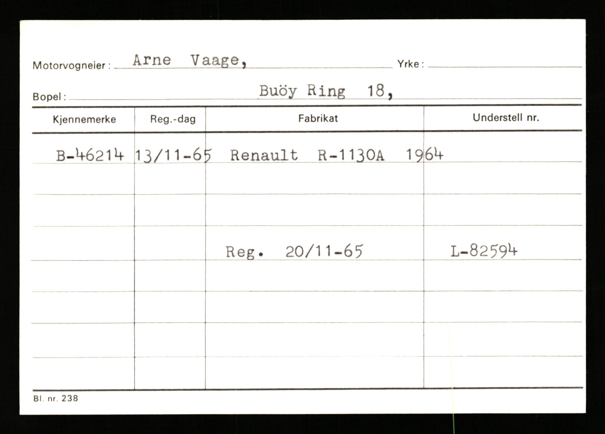 Stavanger trafikkstasjon, AV/SAST-A-101942/0/G/L0006: Registreringsnummer: 34250 - 49007, 1930-1971, p. 3000