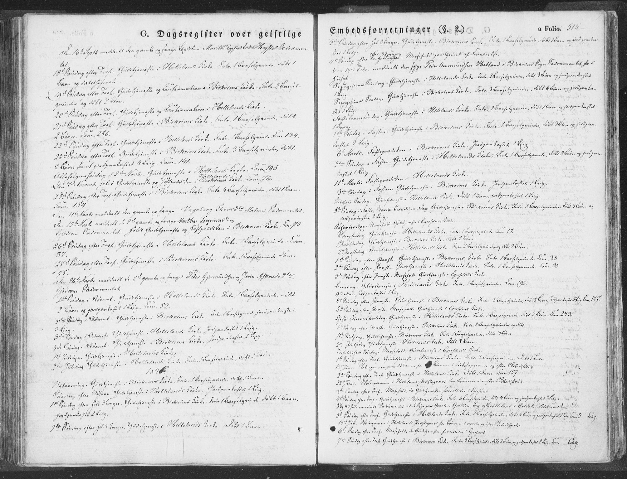 Helleland sokneprestkontor, SAST/A-101810: Parish register (official) no. A 6.2, 1834-1863, p. 515