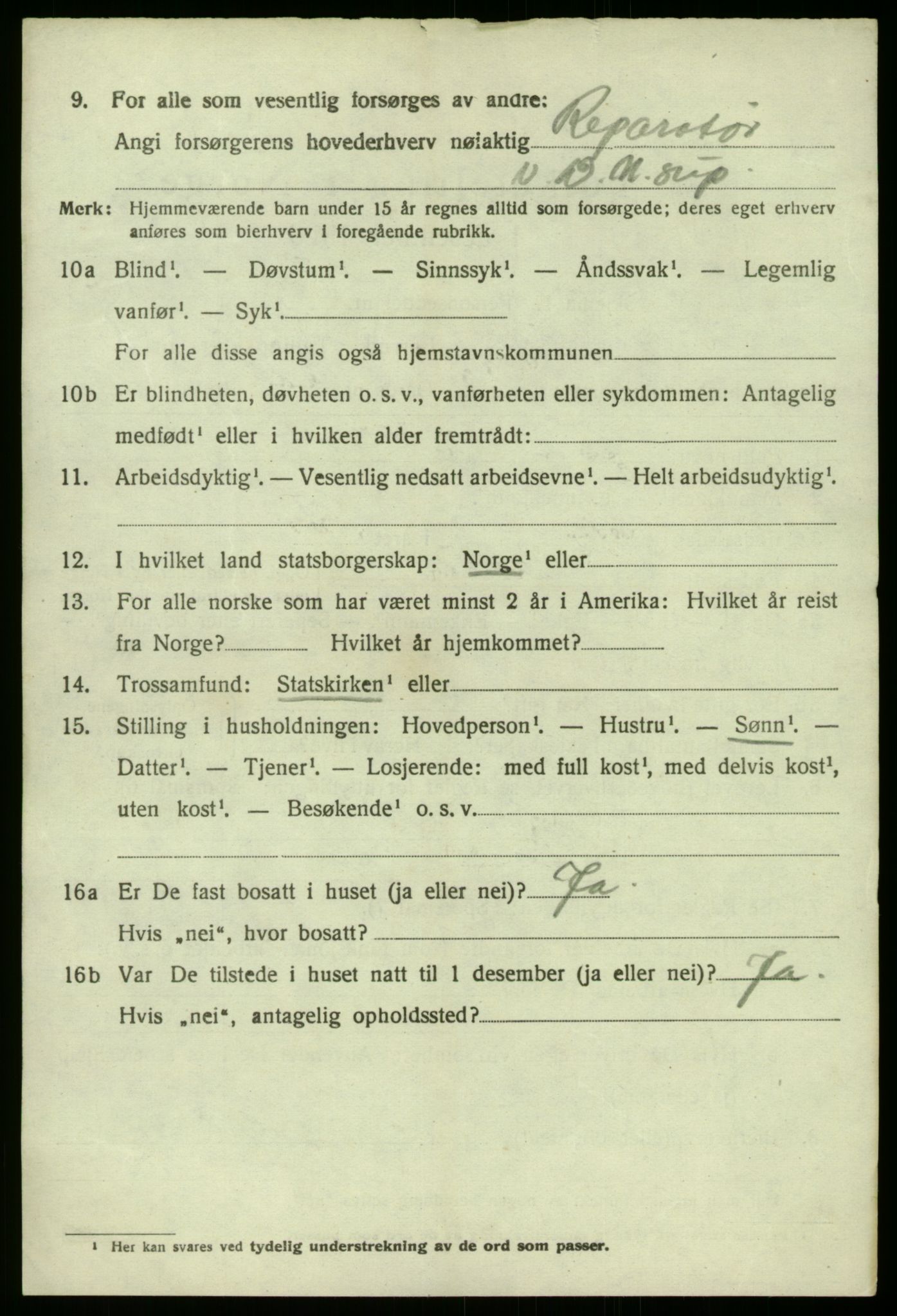 SAB, 1920 census for Laksevåg, 1920, p. 18689