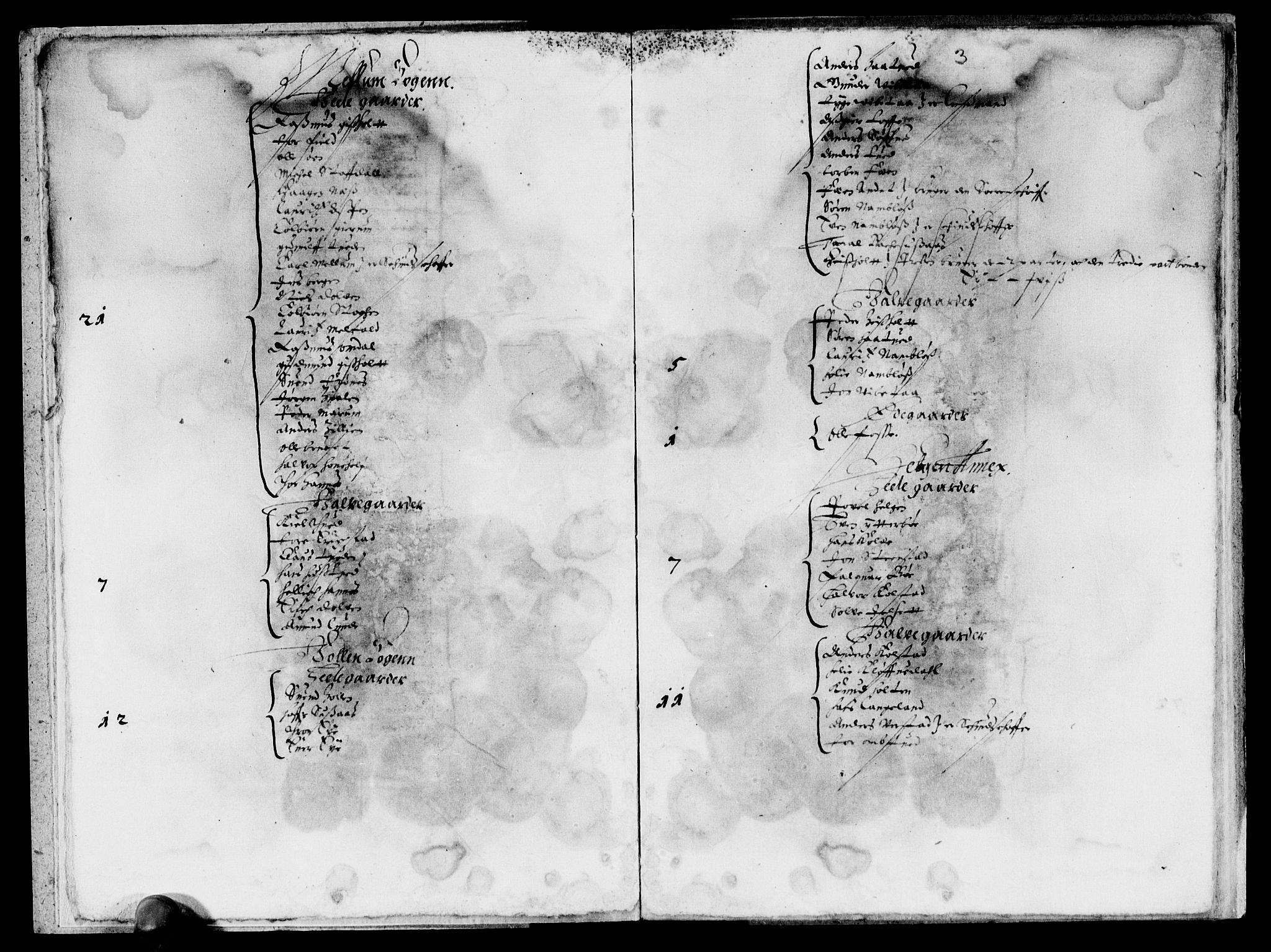 Rentekammeret inntil 1814, Reviderte regnskaper, Lensregnskaper, AV/RA-EA-5023/R/Rb/Rbp/L0030: Bratsberg len, 1643-1645