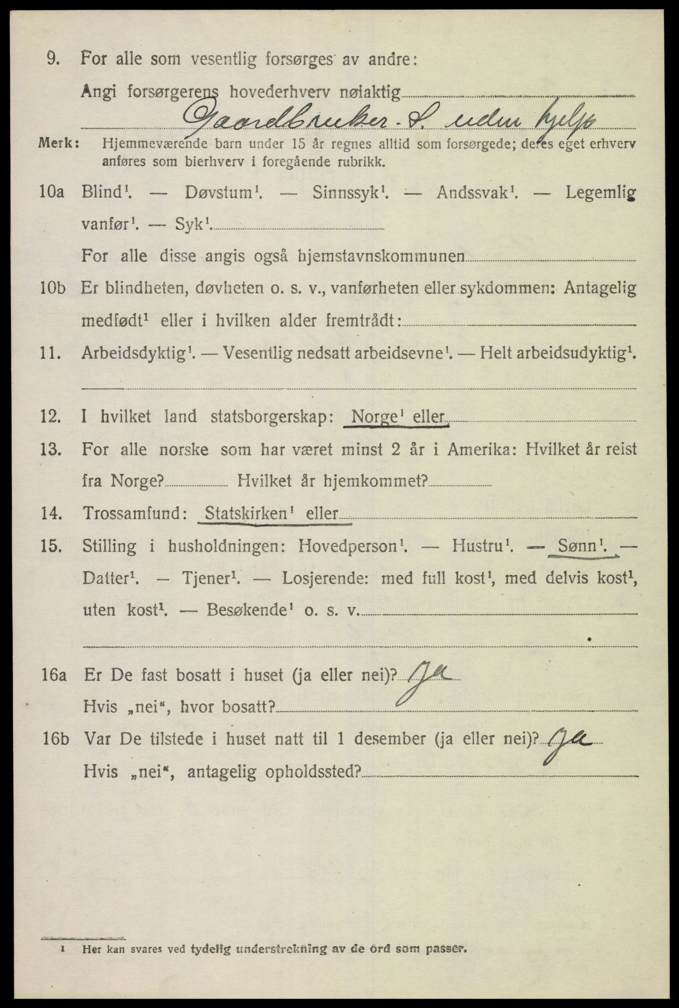 SAK, 1920 census for Finsland, 1920, p. 713