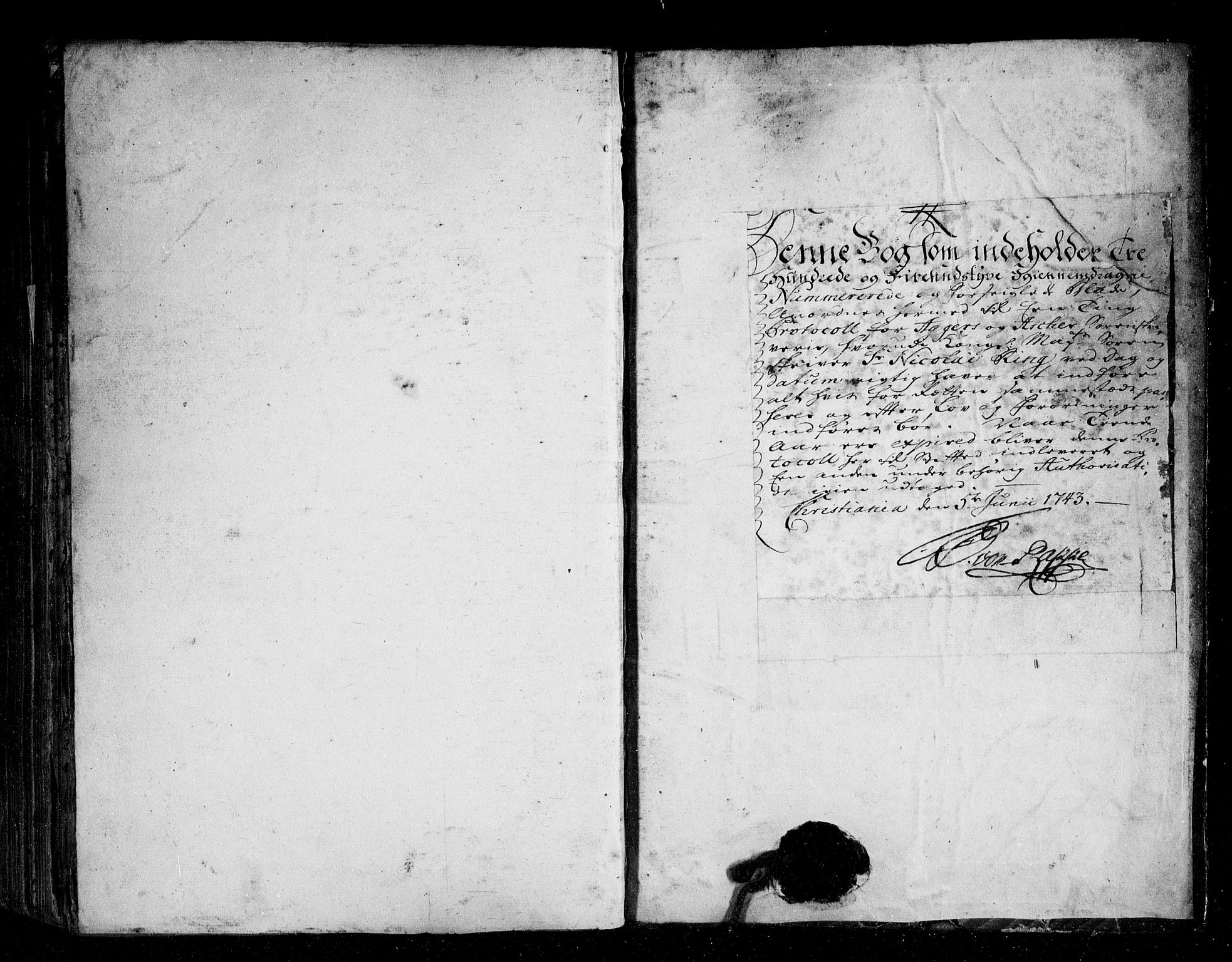 Aker sorenskriveri, SAO/A-10895/F/Fb/L0039: Tingbok, 1743-1748