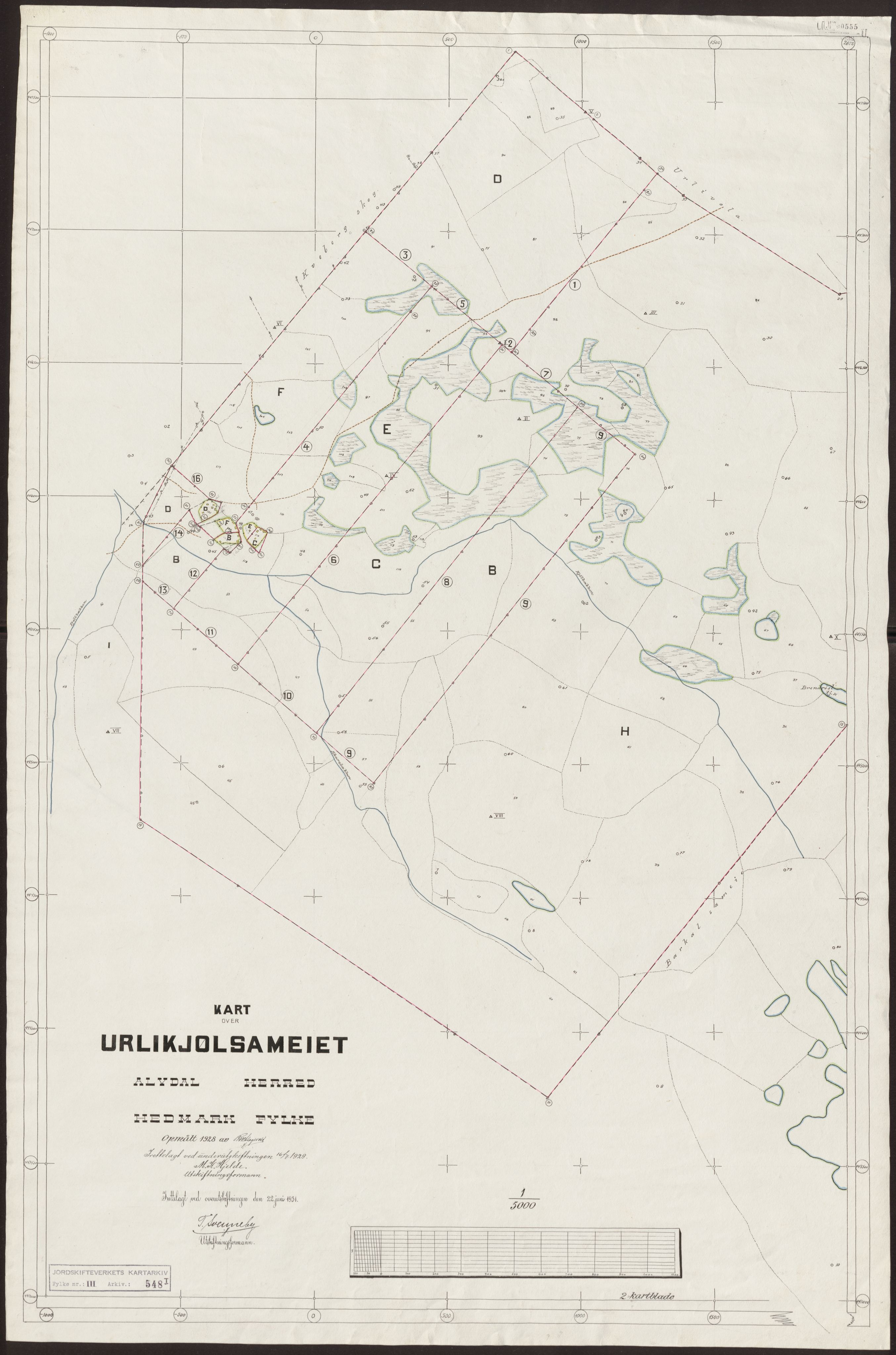 Jordskifteverkets kartarkiv, AV/RA-S-3929/T, 1859-1988, p. 886