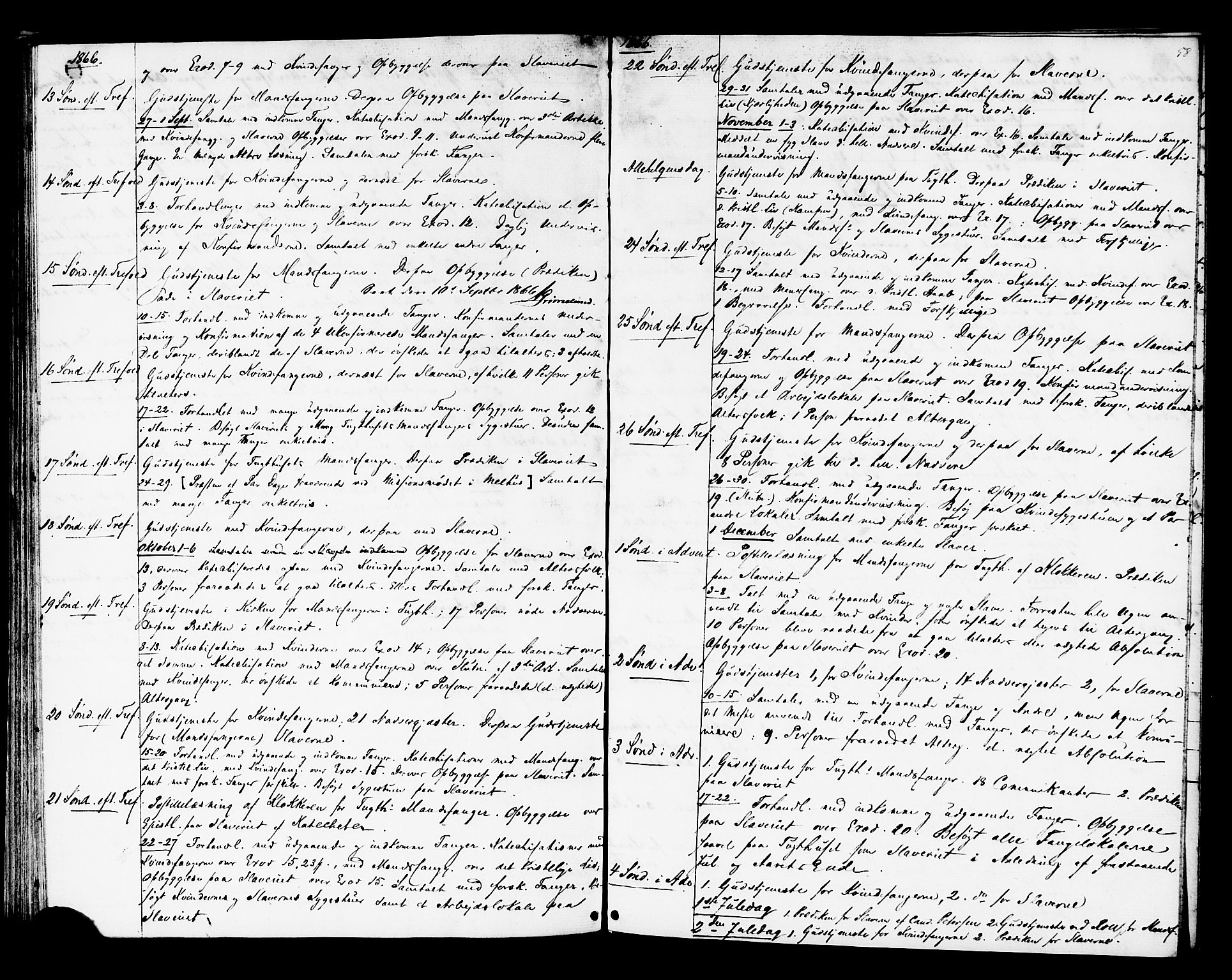 Ministerialprotokoller, klokkerbøker og fødselsregistre - Sør-Trøndelag, SAT/A-1456/624/L0481: Parish register (official) no. 624A02, 1841-1869, p. 58