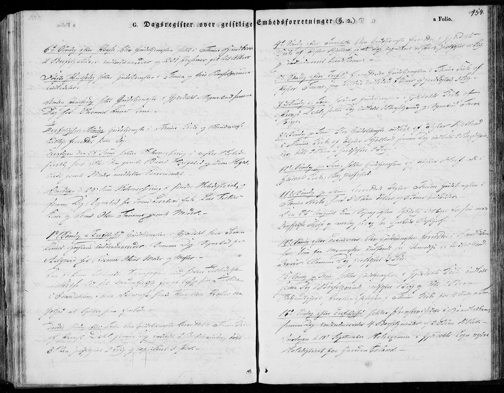 Lye sokneprestkontor, AV/SAST-A-101794/001/30BA/L0004: Parish register (official) no. A 4, 1826-1841, p. 454