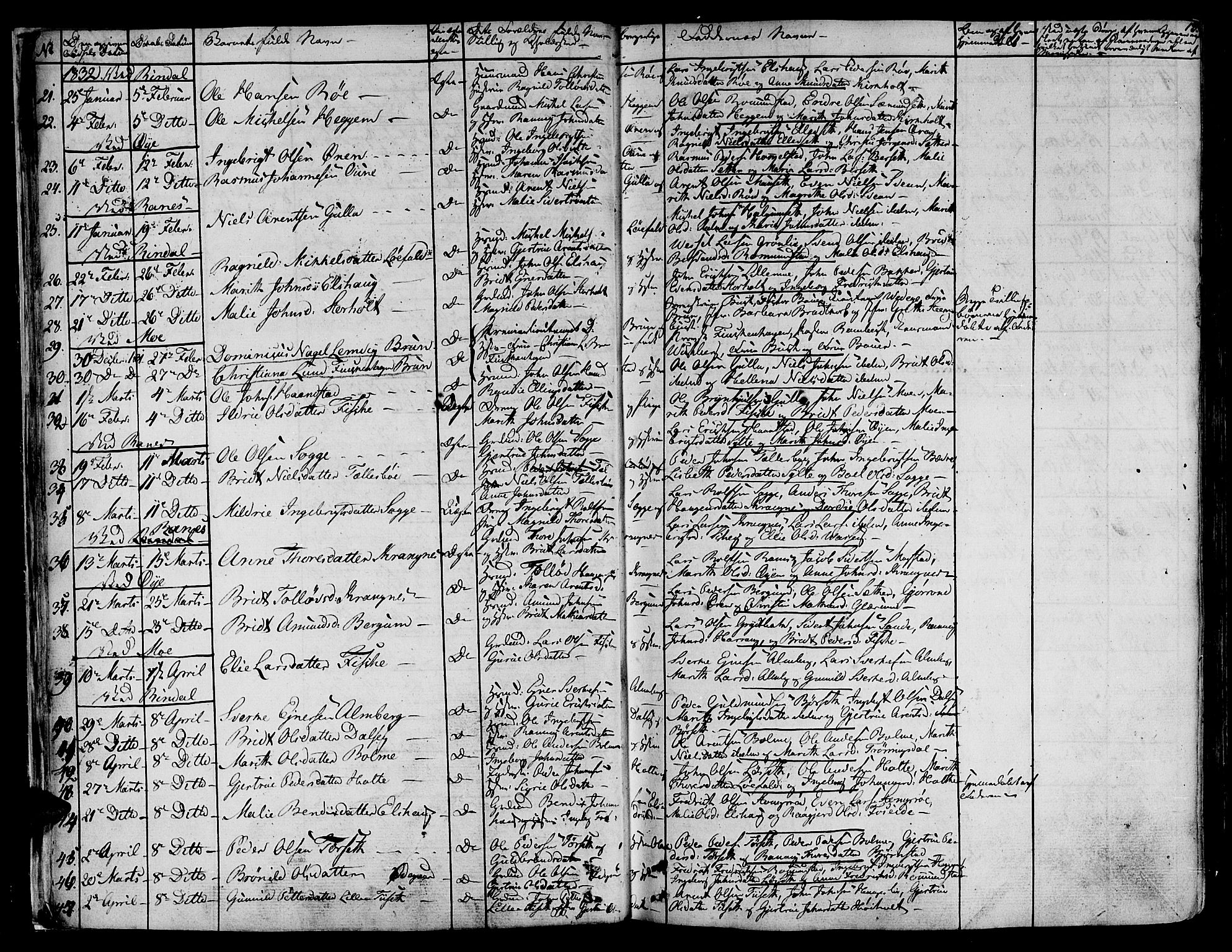 Ministerialprotokoller, klokkerbøker og fødselsregistre - Møre og Romsdal, AV/SAT-A-1454/595/L1042: Parish register (official) no. 595A04, 1829-1843, p. 17