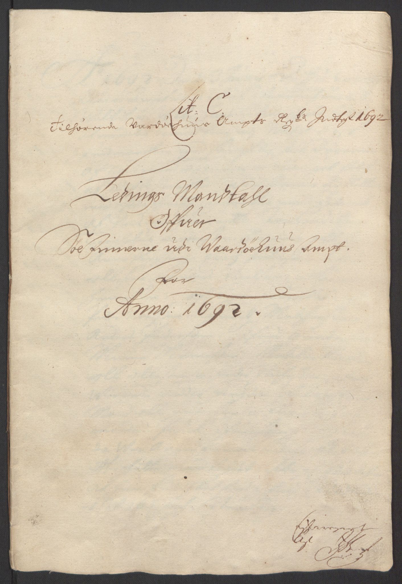 Rentekammeret inntil 1814, Reviderte regnskaper, Fogderegnskap, RA/EA-4092/R69/L4851: Fogderegnskap Finnmark/Vardøhus, 1691-1700, p. 160