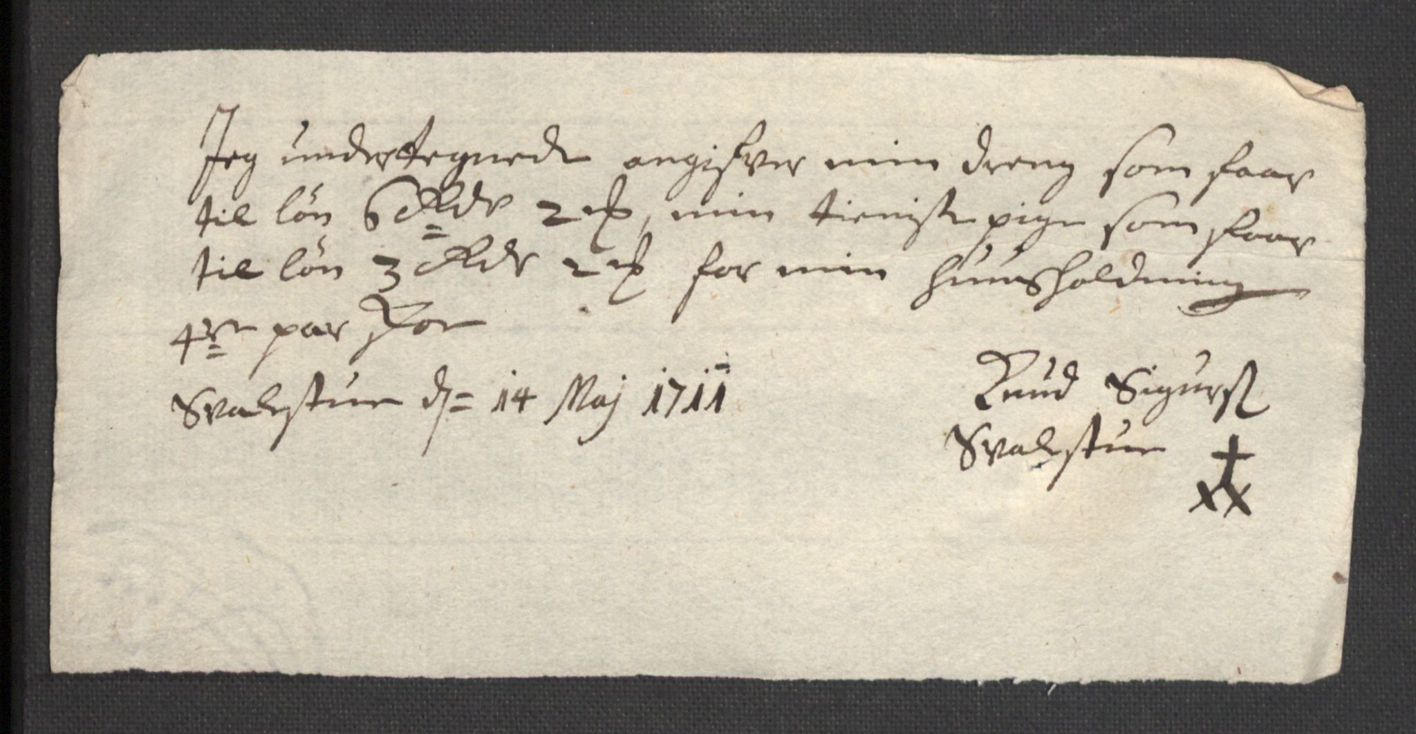 Rentekammeret inntil 1814, Reviderte regnskaper, Fogderegnskap, AV/RA-EA-4092/R36/L2121: Fogderegnskap Øvre og Nedre Telemark og Bamble, 1711, p. 267