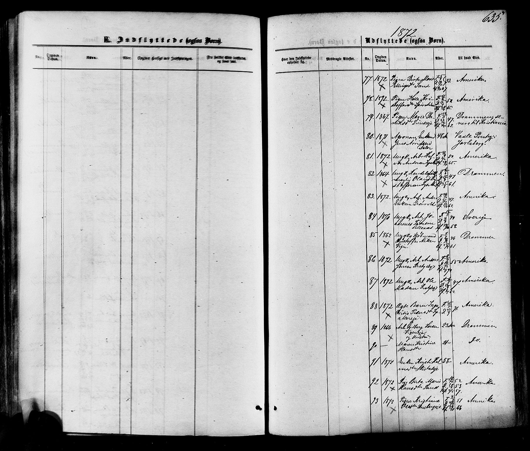 Eiker kirkebøker, AV/SAKO-A-4/F/Fa/L0017: Parish register (official) no. I 17, 1869-1877, p. 635