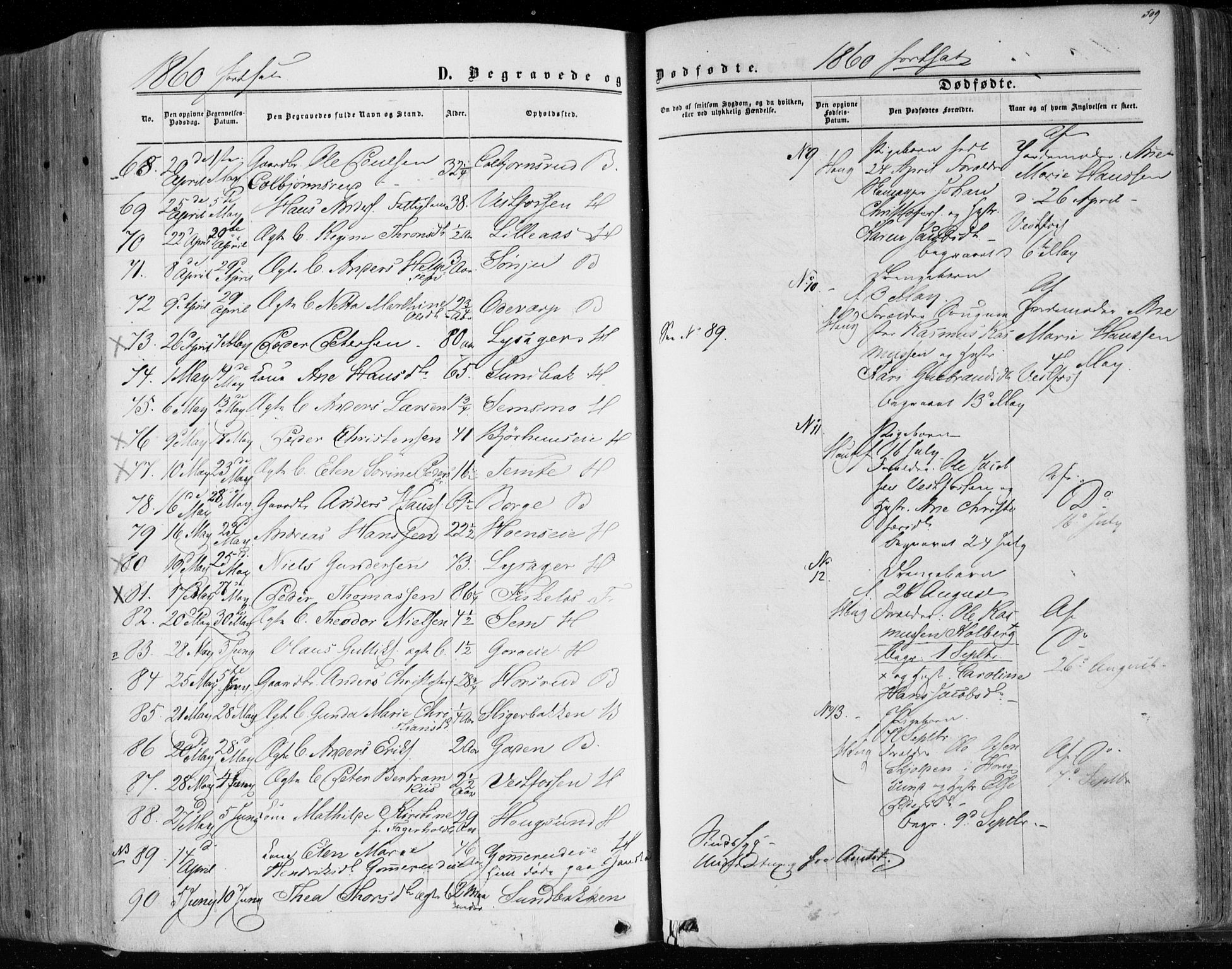 Eiker kirkebøker, SAKO/A-4/F/Fa/L0016: Parish register (official) no. I 16, 1860-1868, p. 509