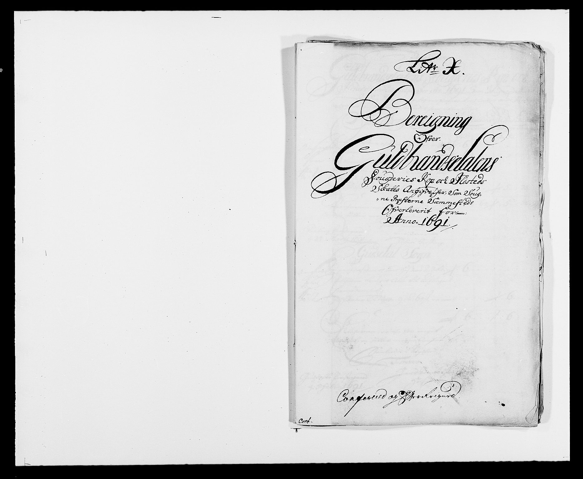 Rentekammeret inntil 1814, Reviderte regnskaper, Fogderegnskap, RA/EA-4092/R17/L1165: Fogderegnskap Gudbrandsdal, 1690-1692, p. 348