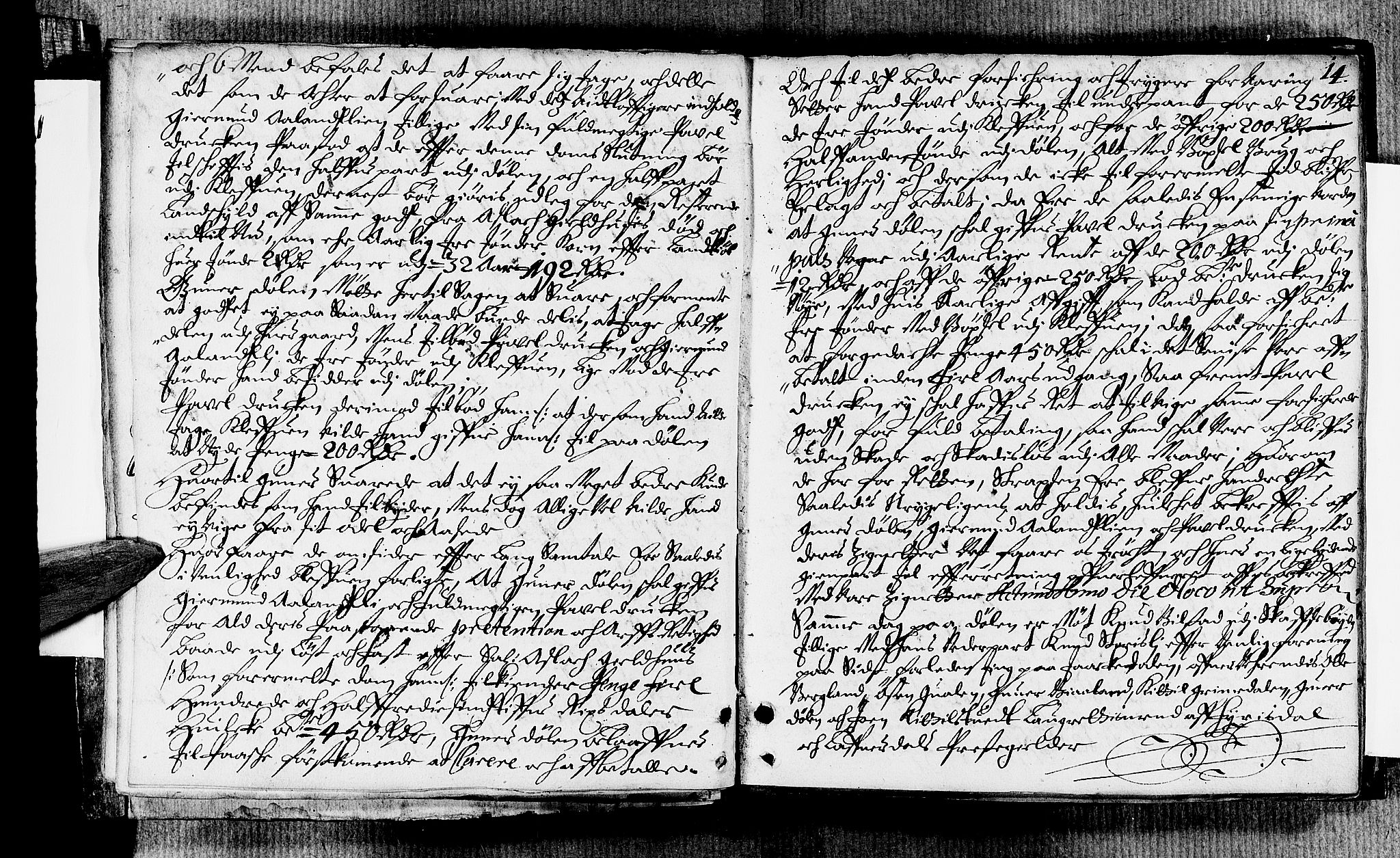 Vest-Telemark sorenskriveri, AV/SAKO-A-134/F/Fa/L0010: Tingbok, 1678, p. 14