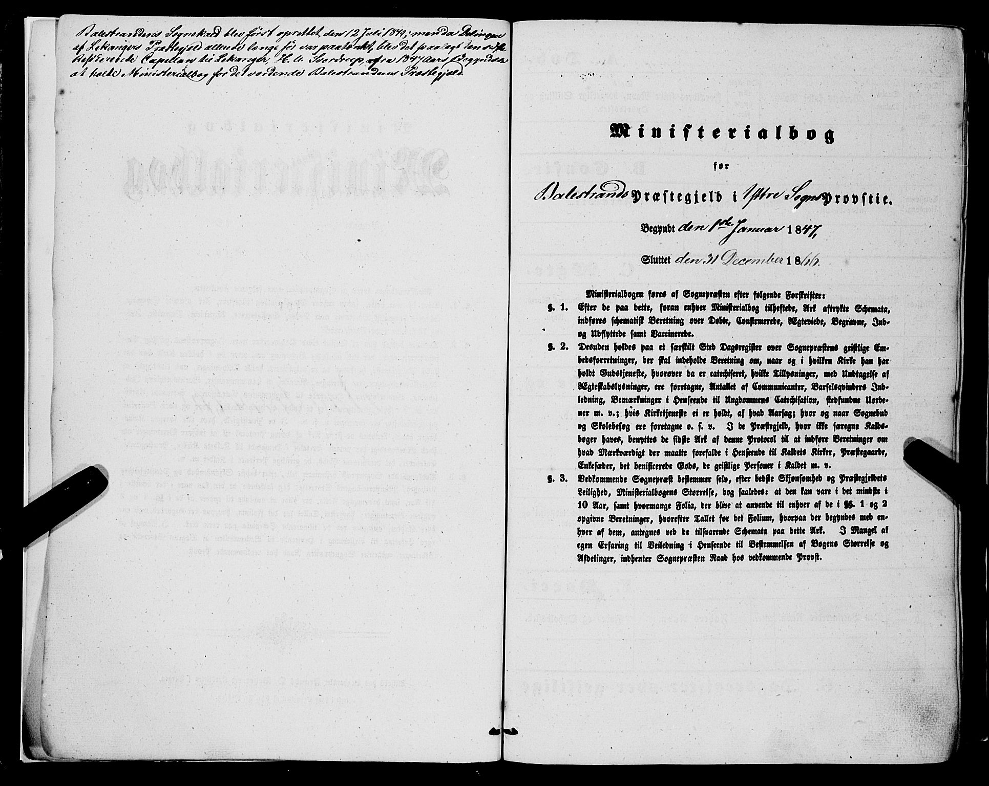 Balestrand sokneprestembete, SAB/A-79601/H/Haa/Haaa/L0002: Parish register (official) no. A 2, 1847-1866