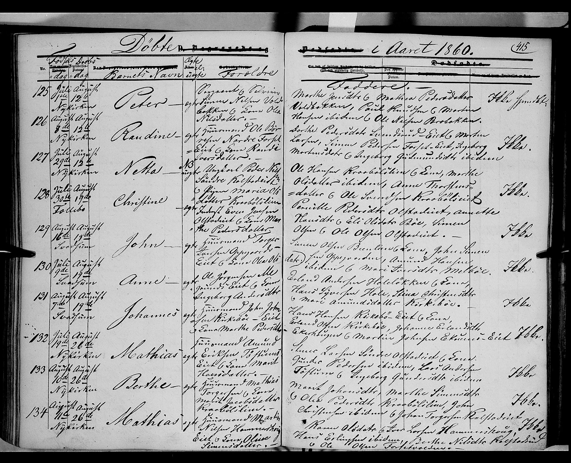 Gausdal prestekontor, SAH/PREST-090/H/Ha/Haa/L0008: Parish register (official) no. 8, 1850-1861, p. 415