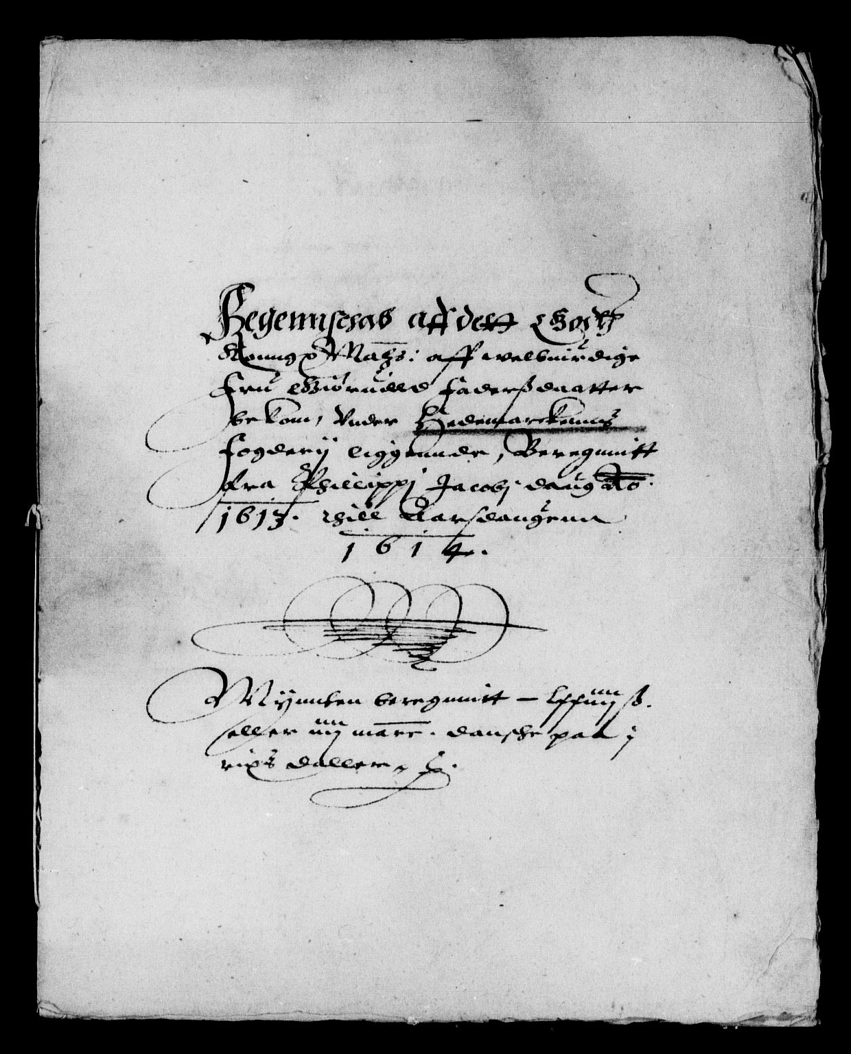 Rentekammeret inntil 1814, Reviderte regnskaper, Lensregnskaper, AV/RA-EA-5023/R/Rb/Rba/L0033: Akershus len, 1613-1614