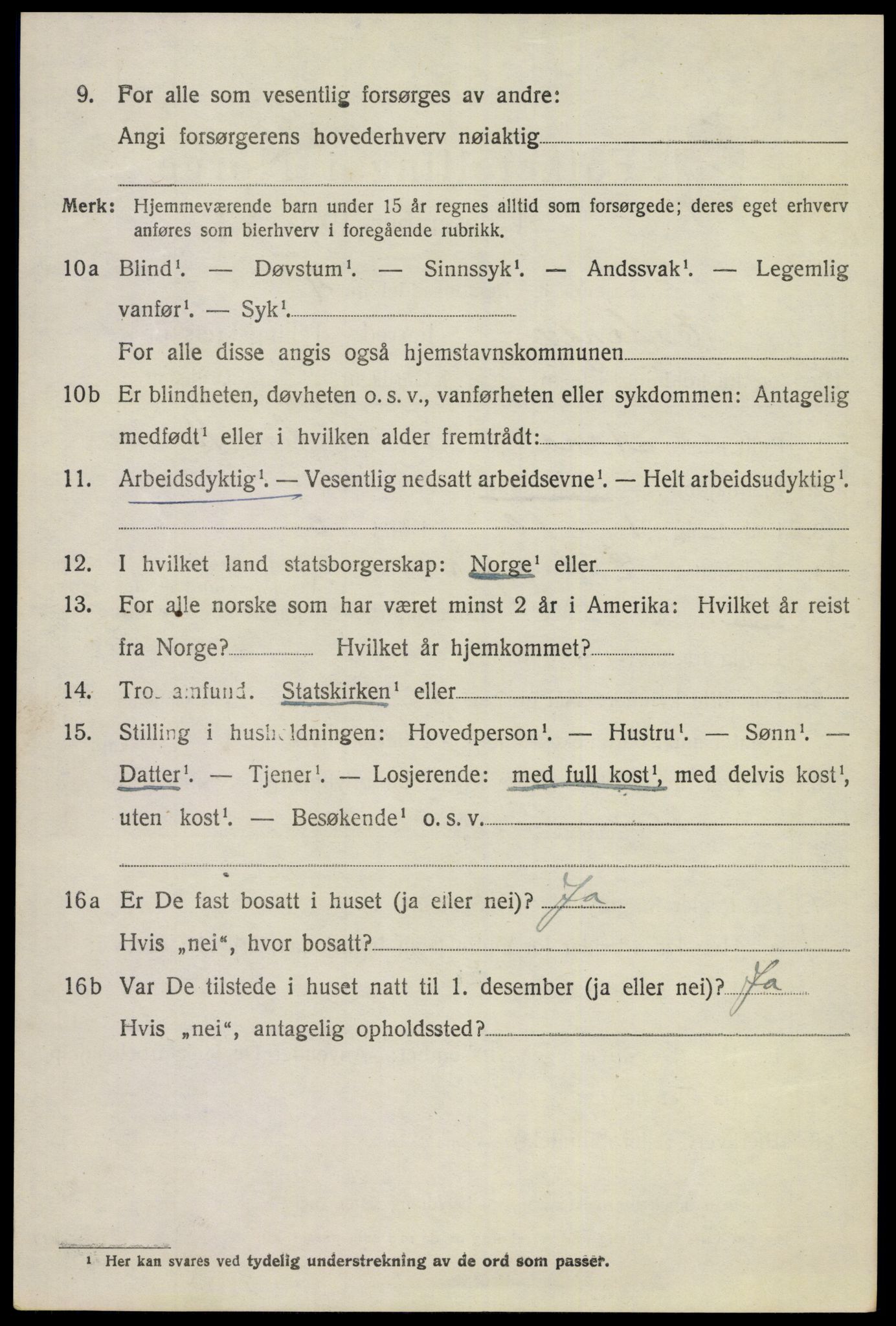 SAKO, 1920 census for Eidanger, 1920, p. 7515