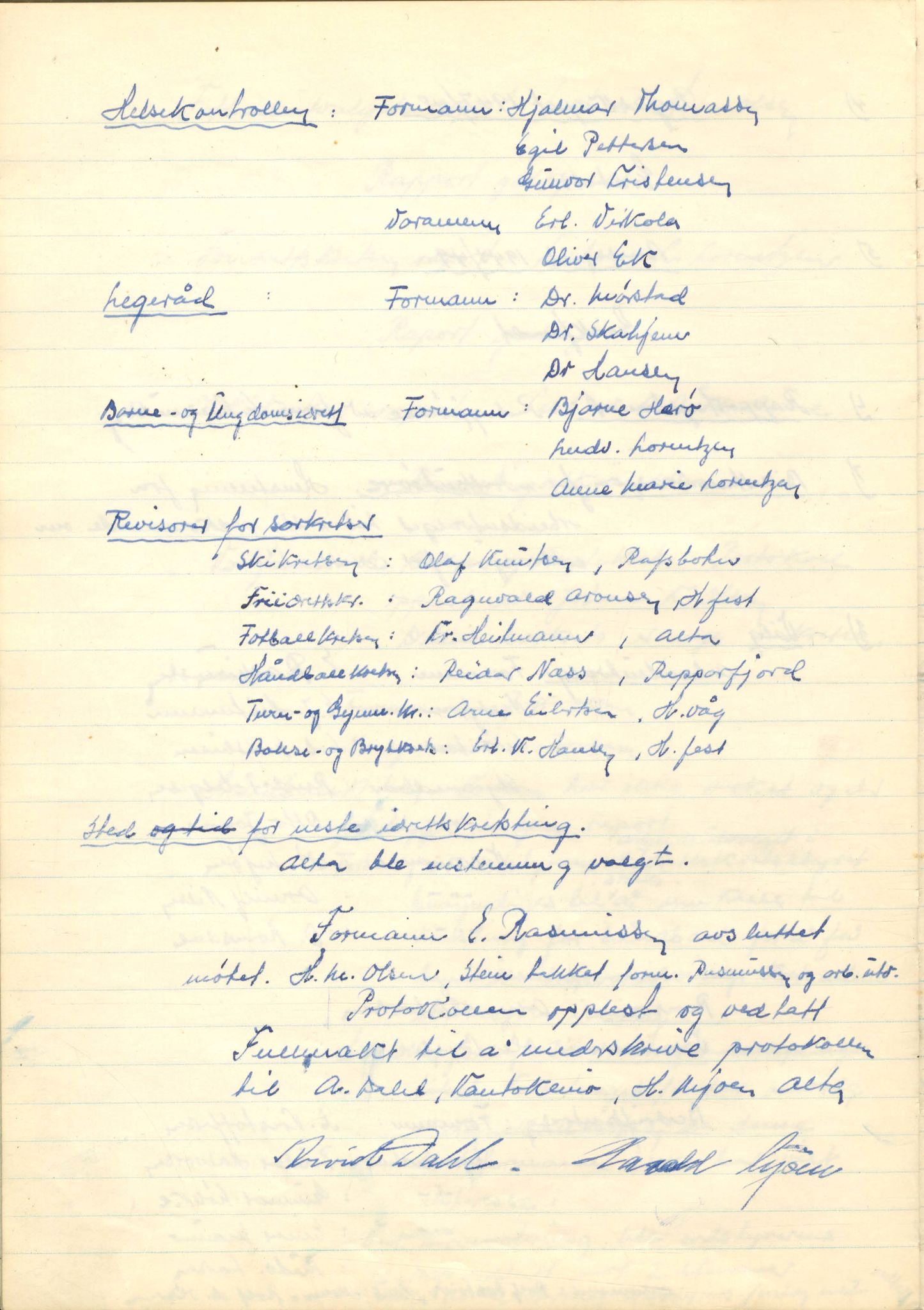 Vest-Finnmark Idrettskrets, FMFB/A-1042/A/Aa/L0001: Møteprotokoll for styre, kretsting og arbeidsutvalg, 1946-1951, p. 65